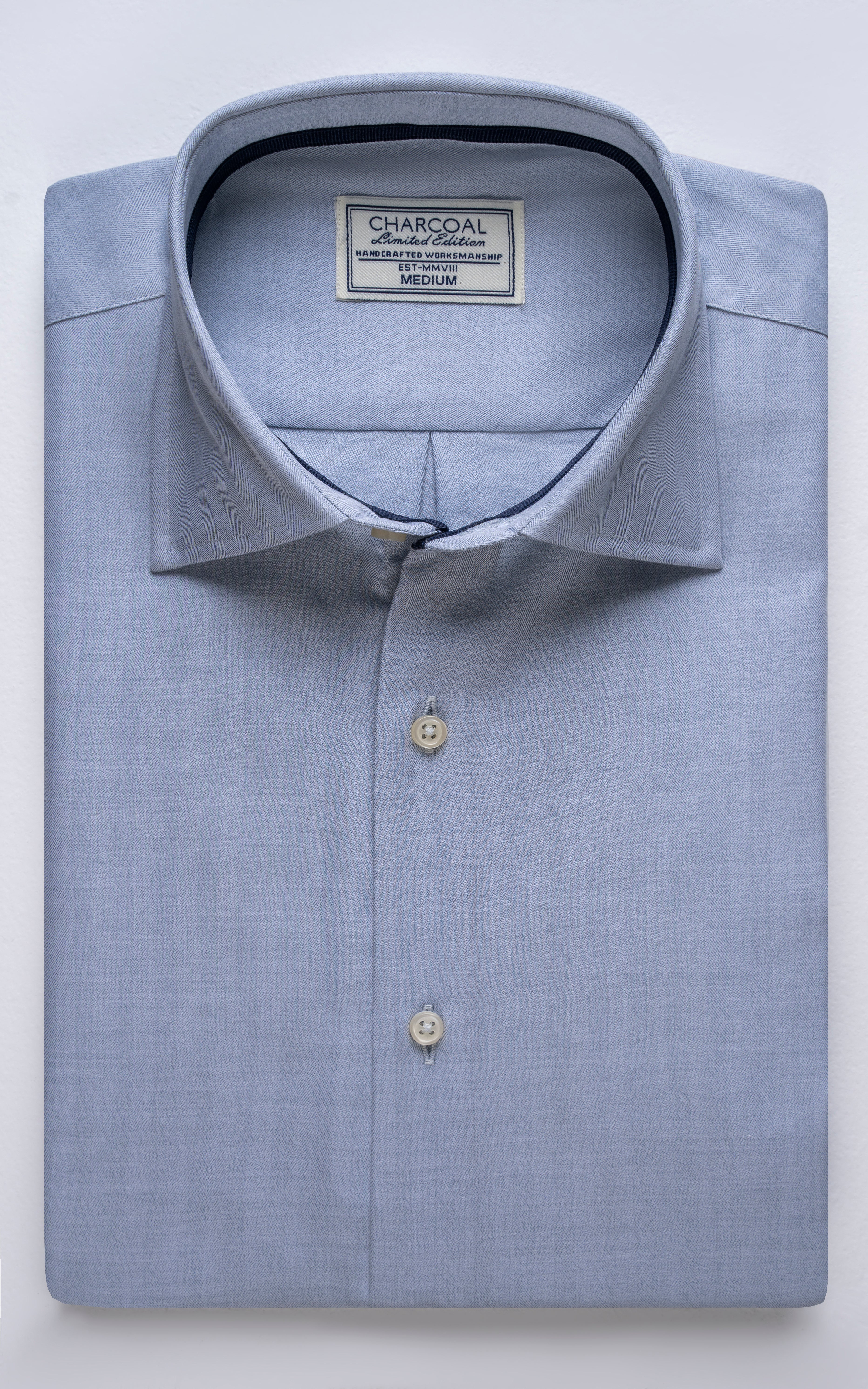 BONELESS COLLAR SHIRT GREEN GREY