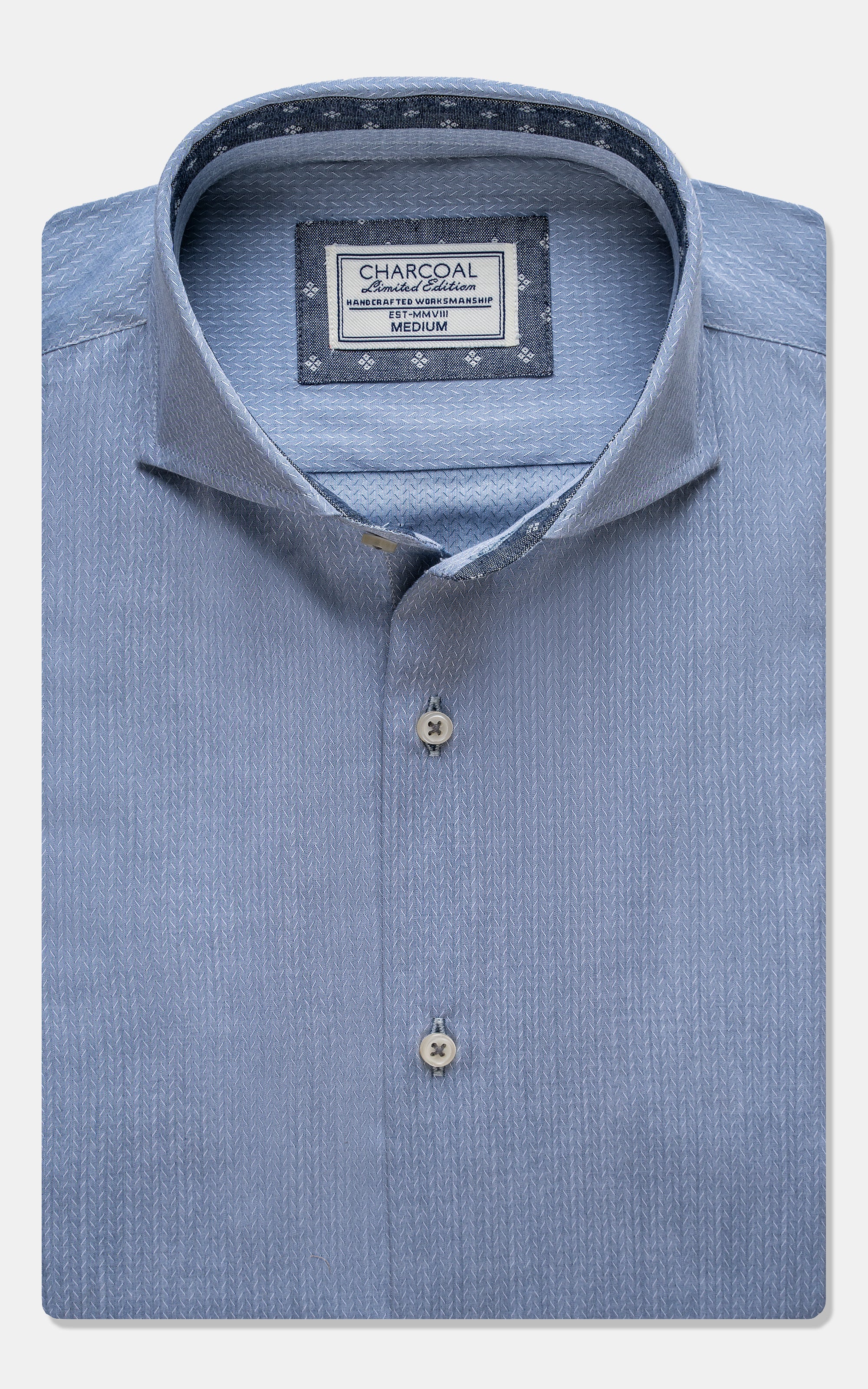 FRENCH COLLAR SHIRT GREY