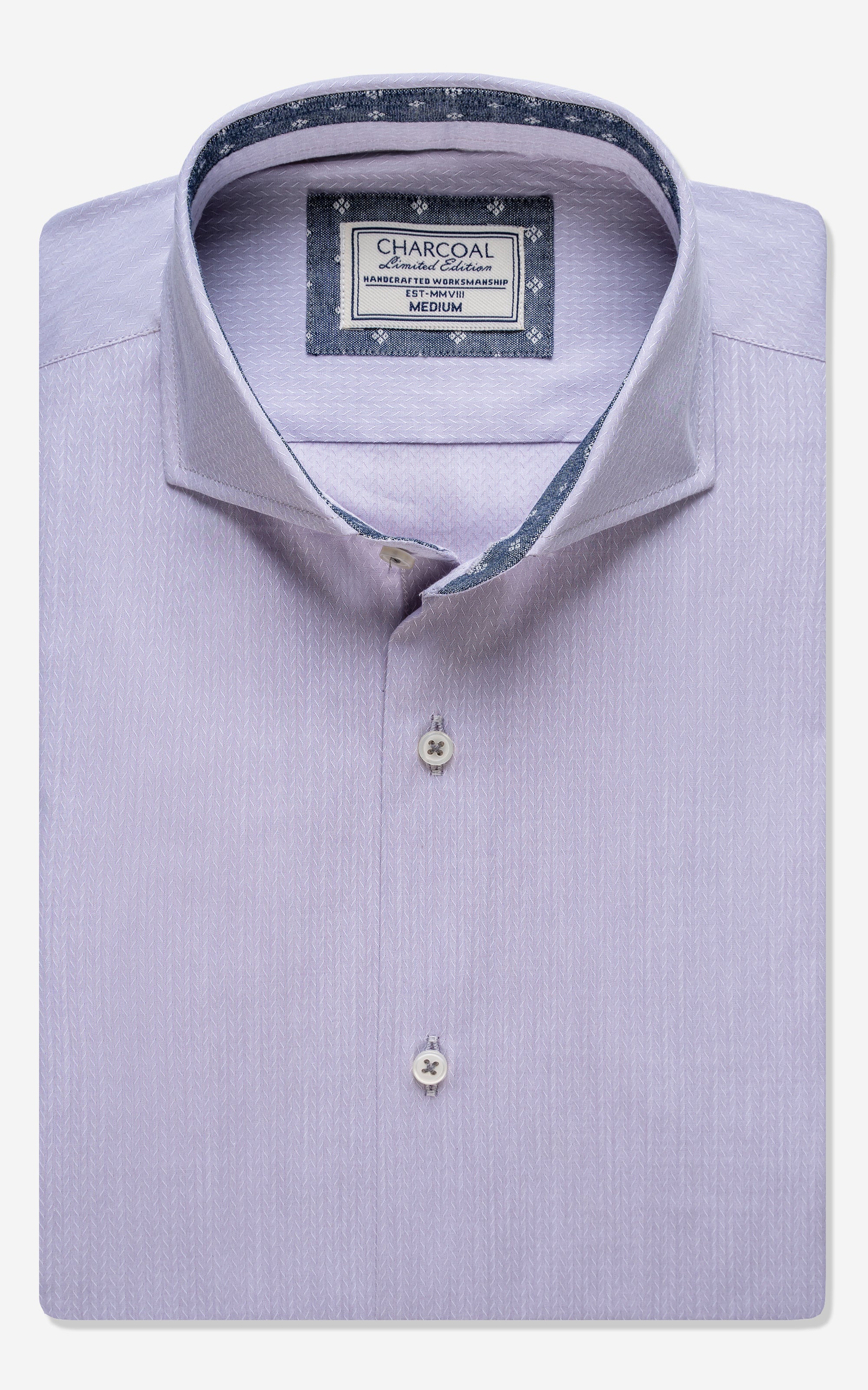 FRENCH COLLAR SHIRT LIGHT PURPLE