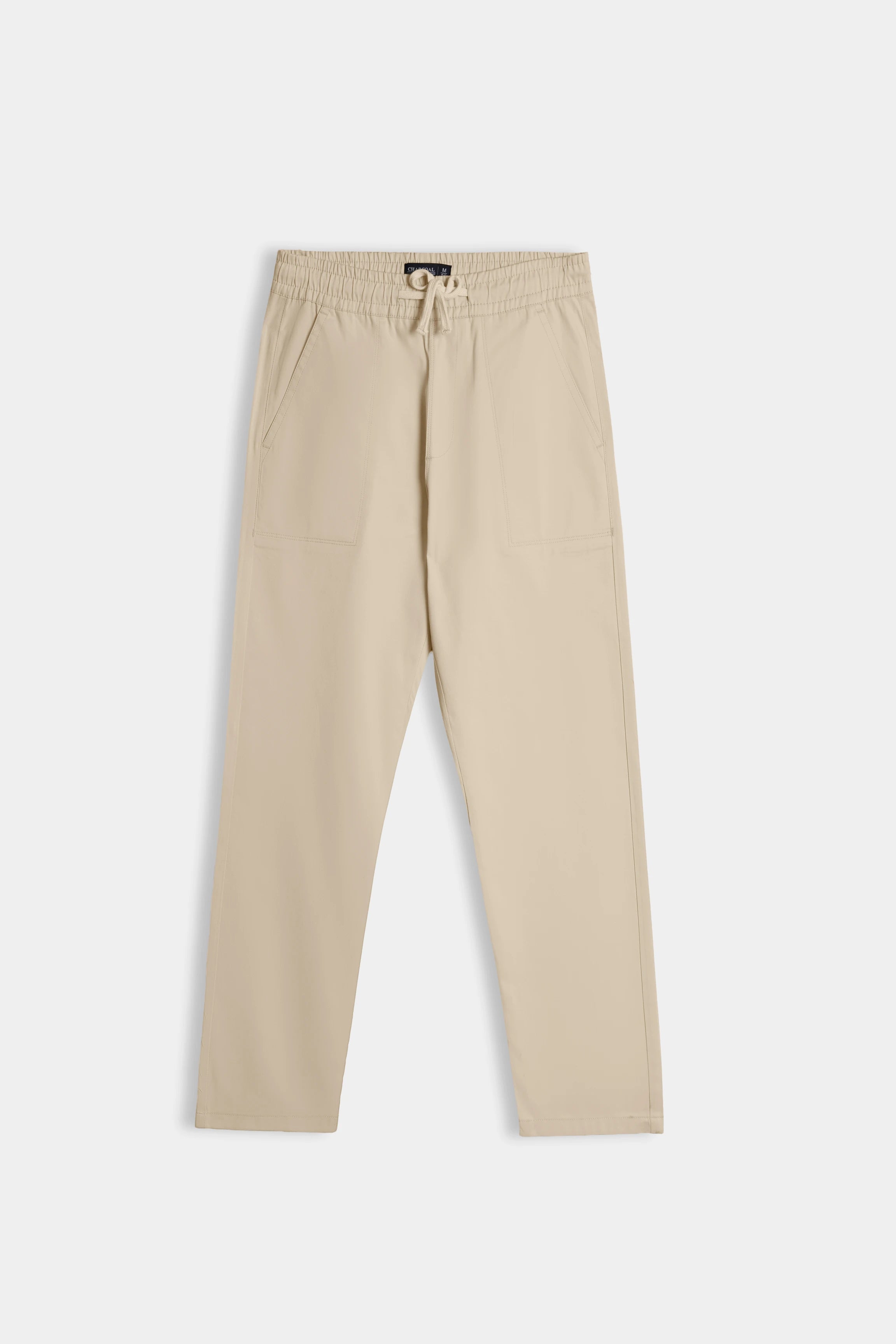 STRAIGHT FIT CASUAL TROUSER BEIGE
