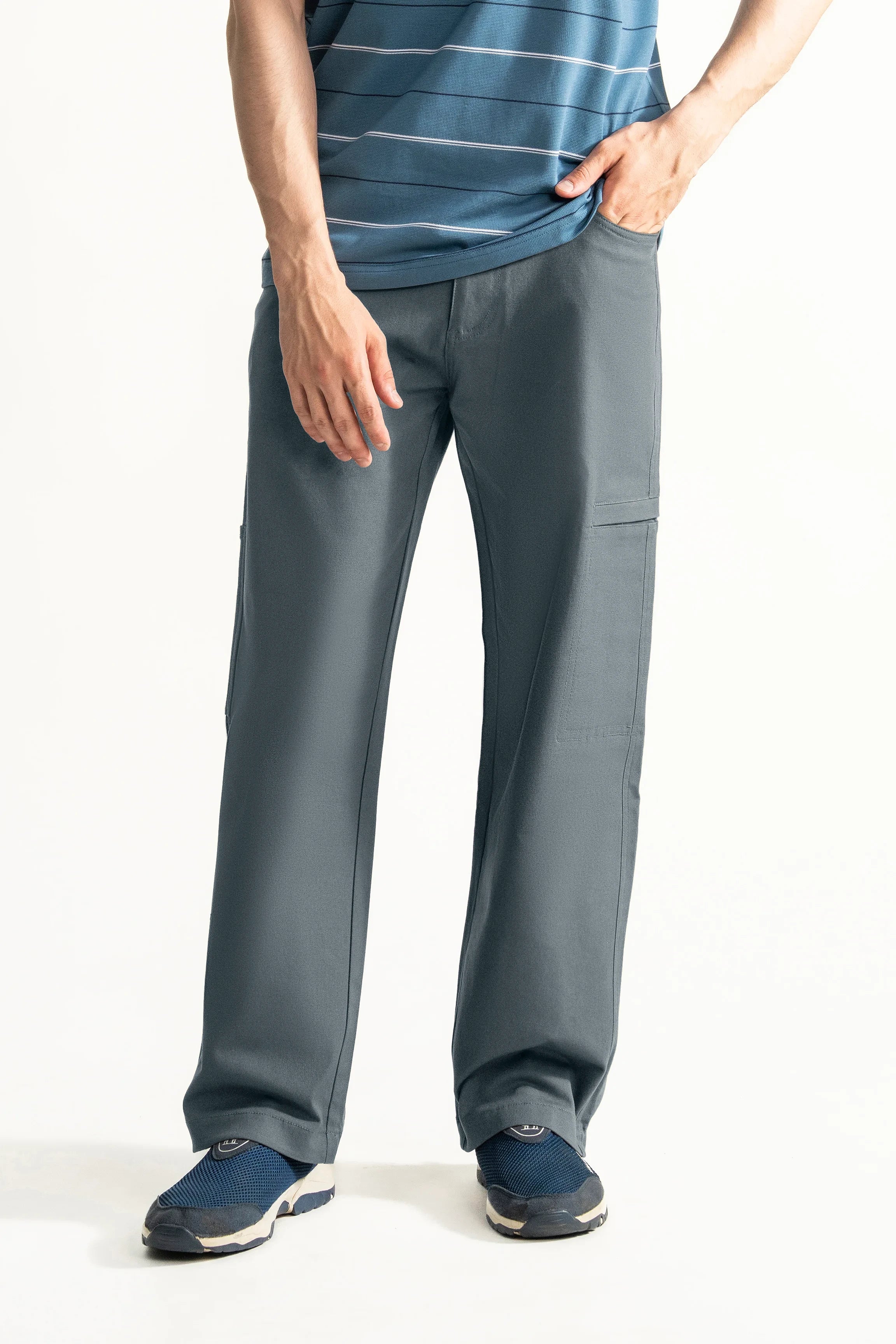 RELAXED FIT CARPENTER PANT GREY