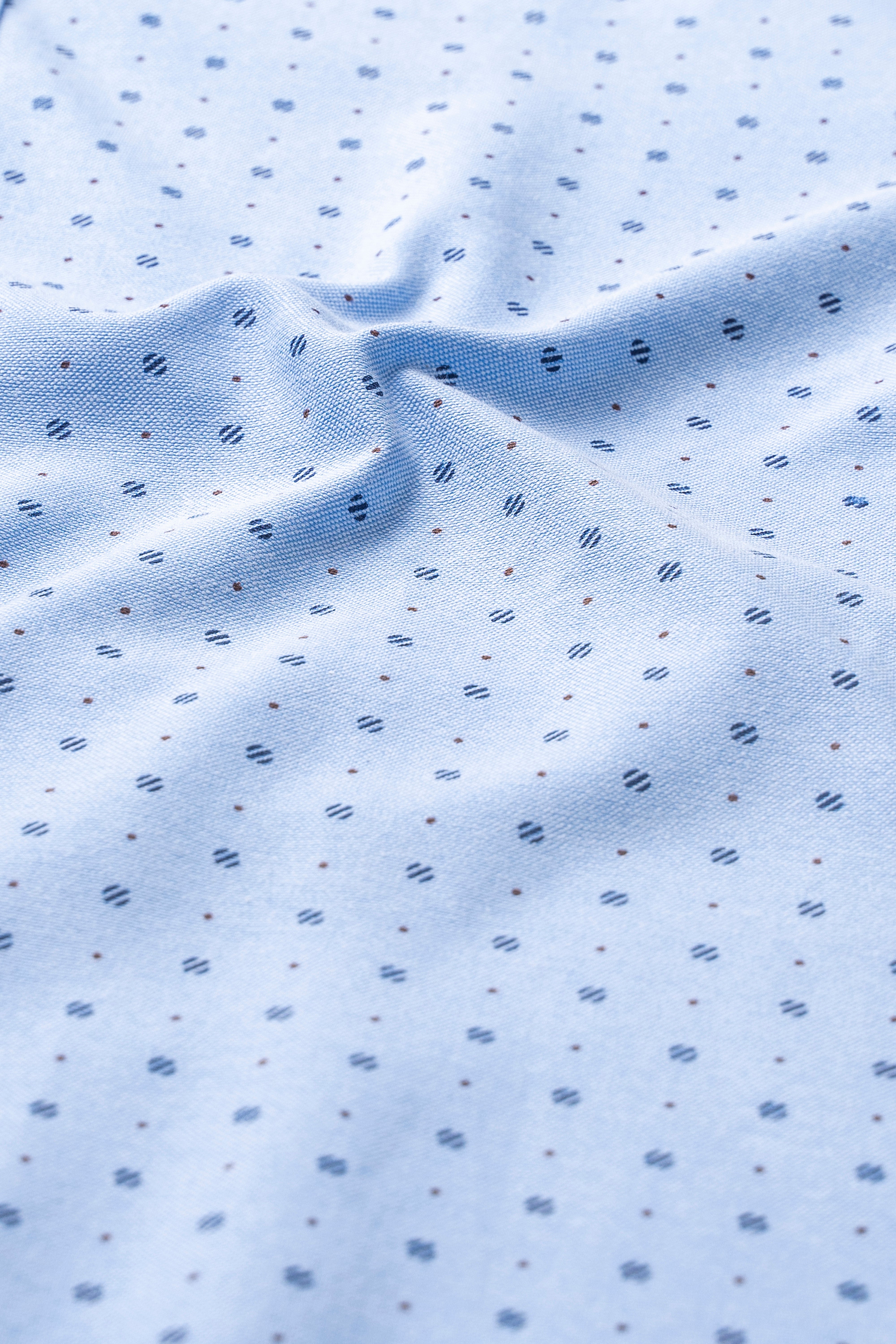 HIDDEN BUTTON DOWN COLLAR  SHIRT SKY BLUE