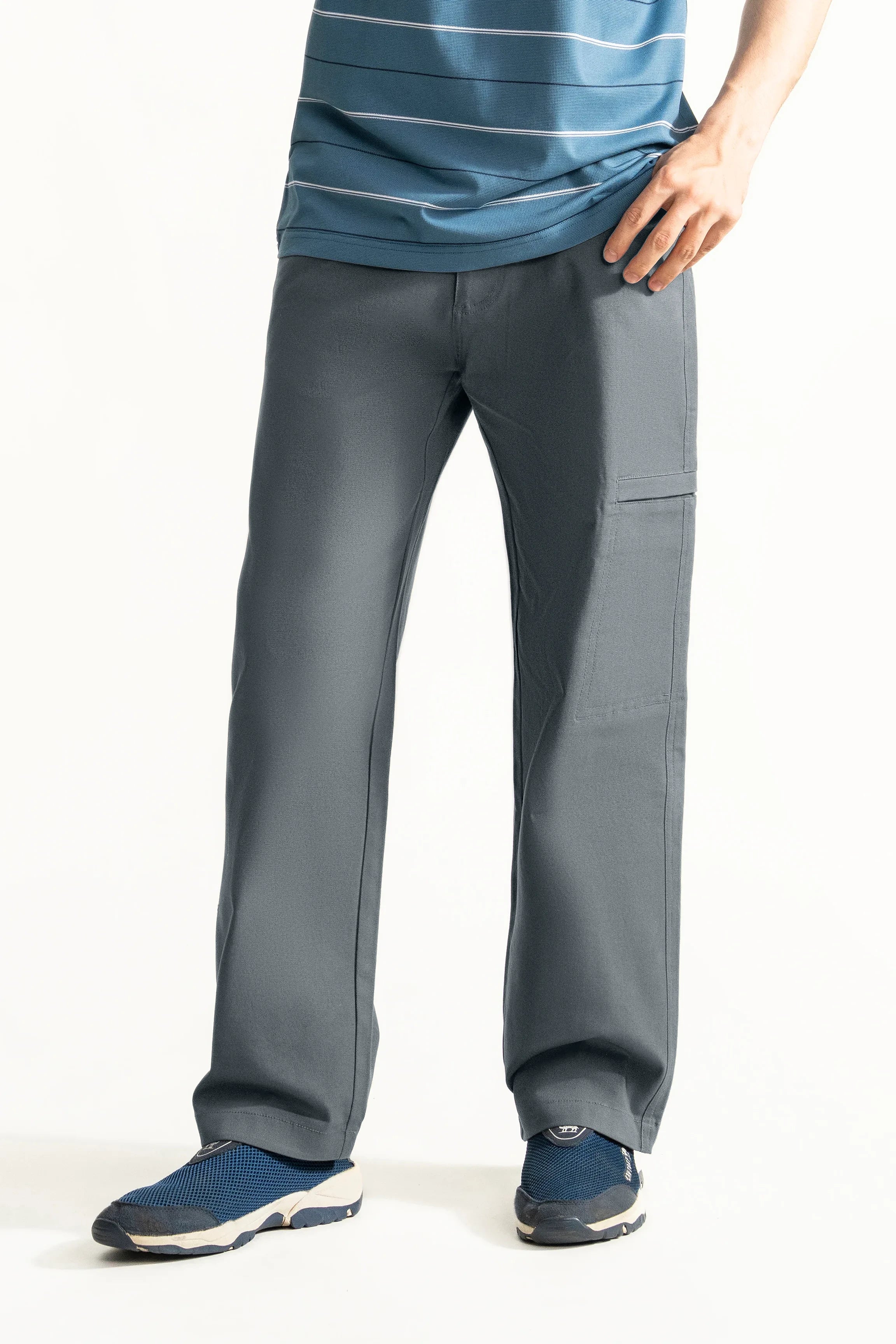 RELAXED FIT CARPENTER PANT GREY