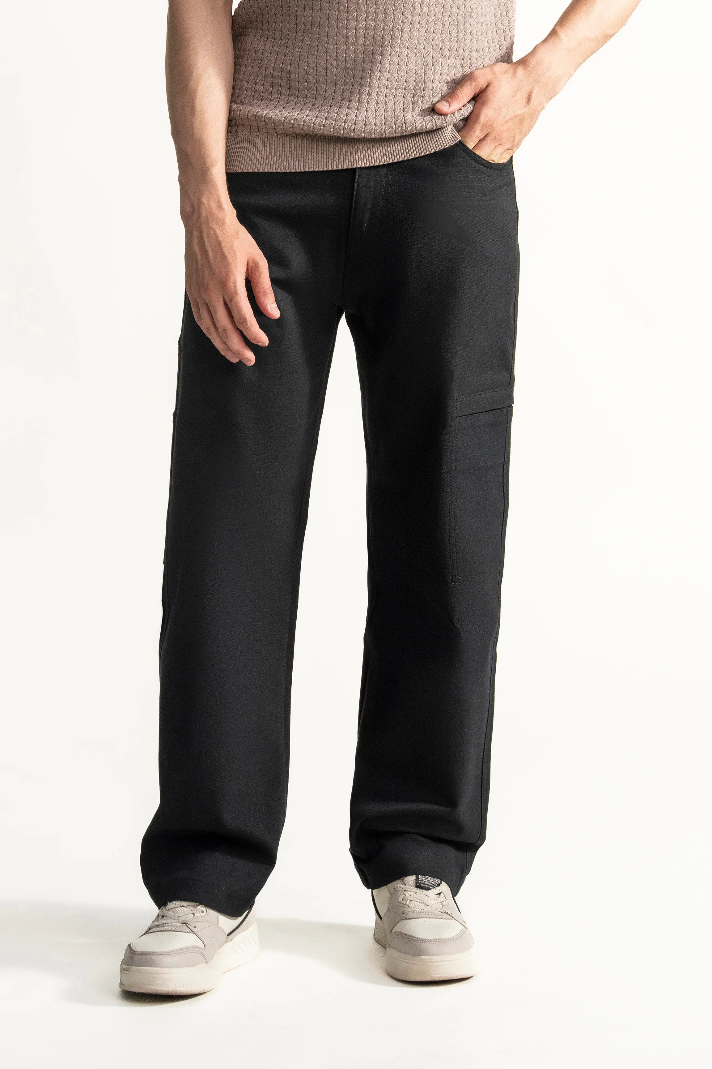 RELAXED FIT CARPENTER PANT BLACK