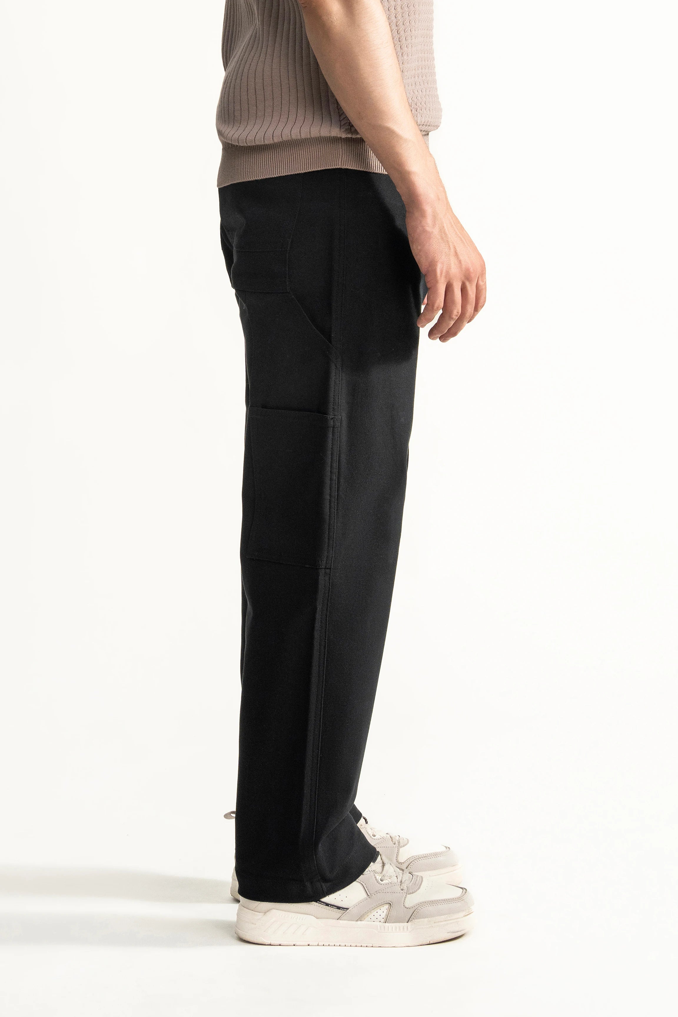 RELAXED FIT CARPENTER PANT BLACK