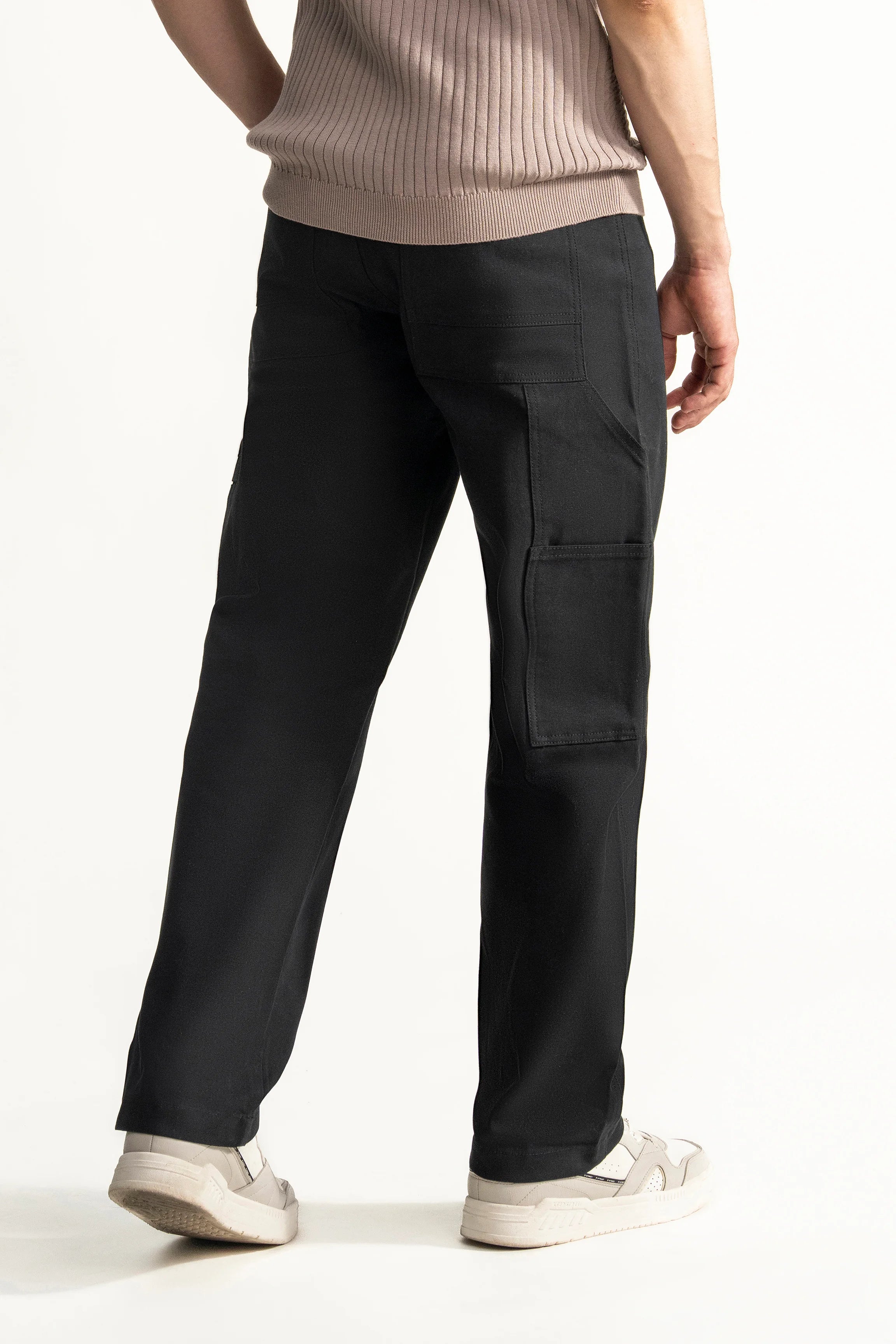 RELAXED FIT CARPENTER PANT BLACK