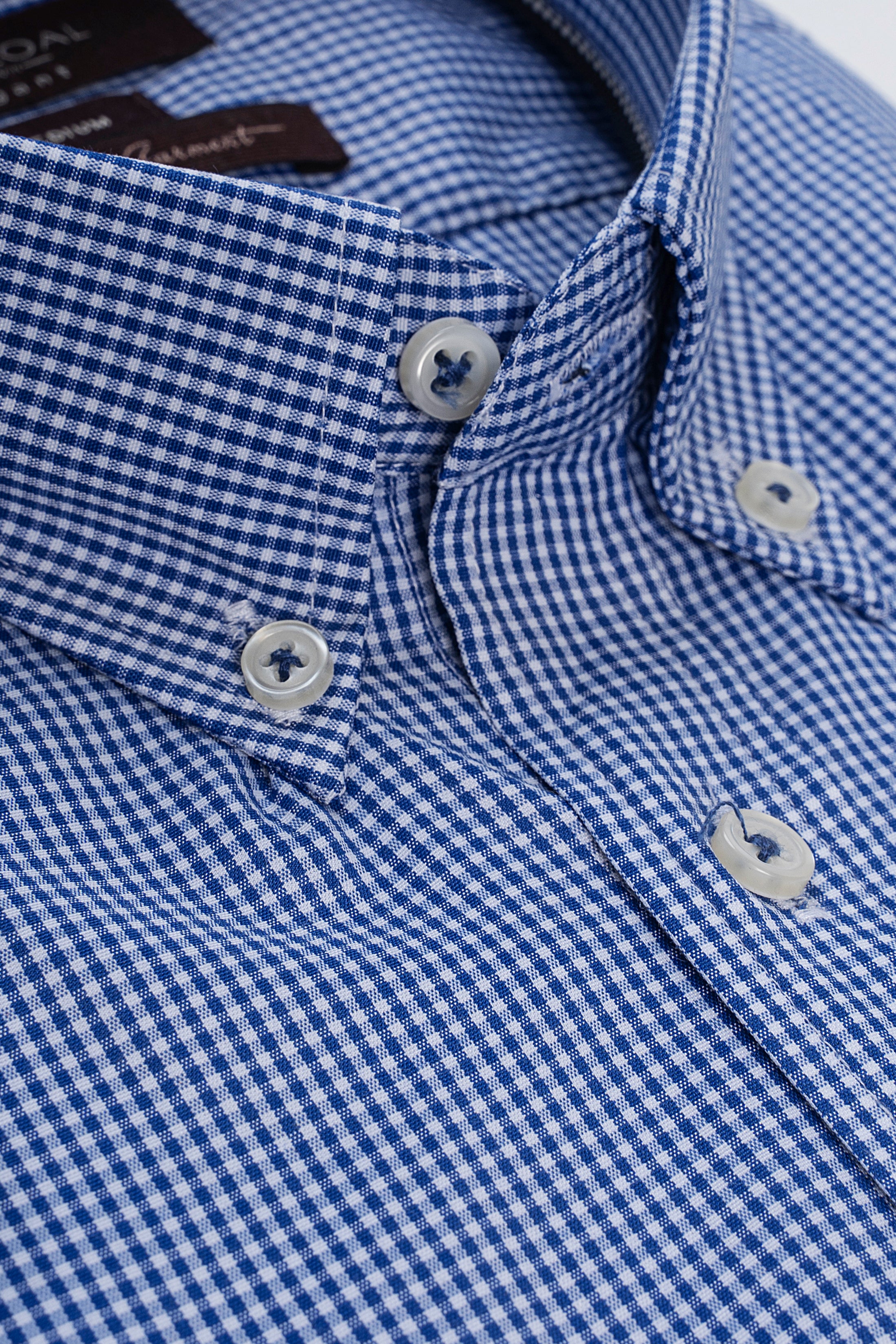 SEMI FORMAL SHIRT HALF SLEEVE NAVY CHECK