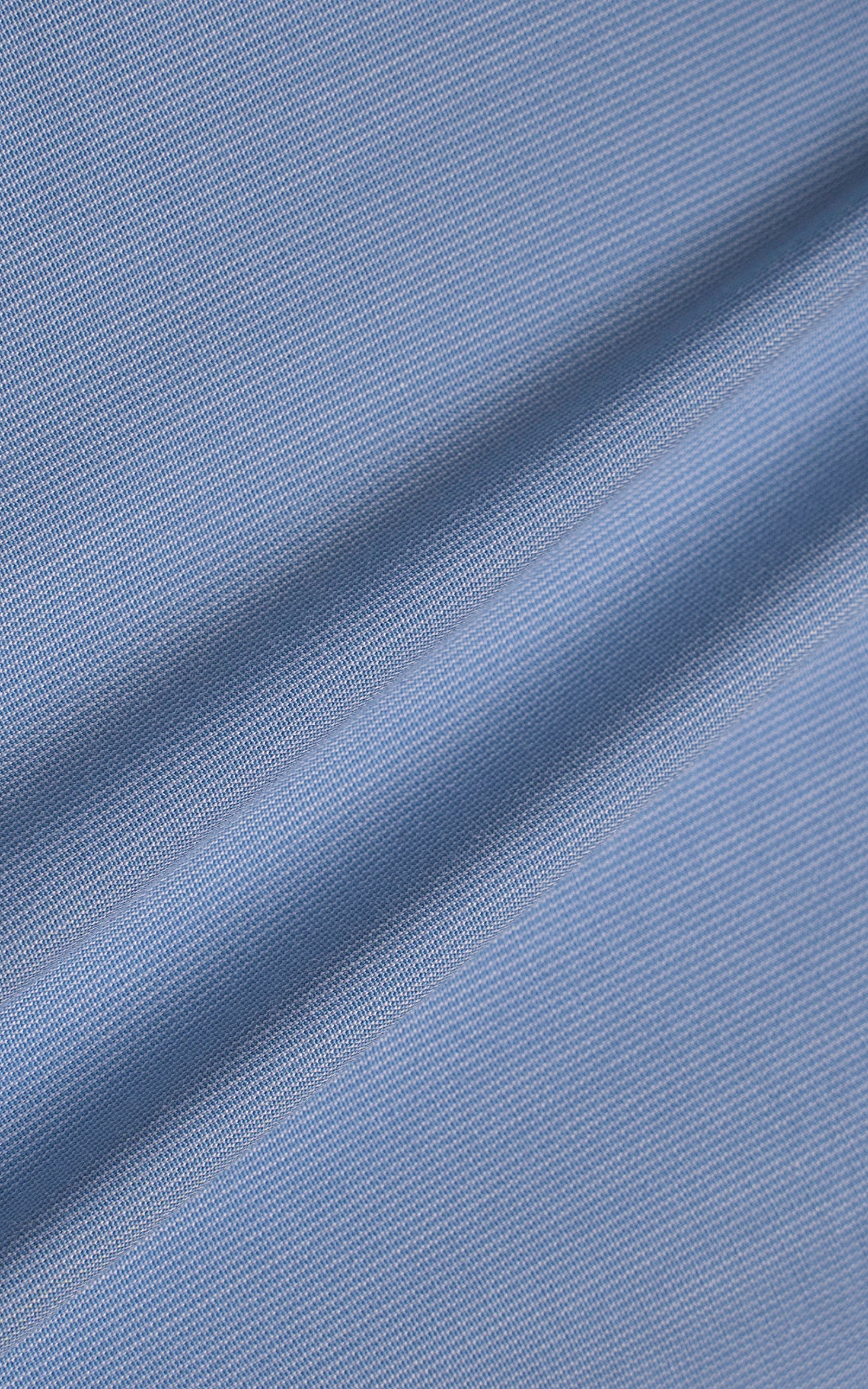 Sky blue shirt fabric with fine woven texture