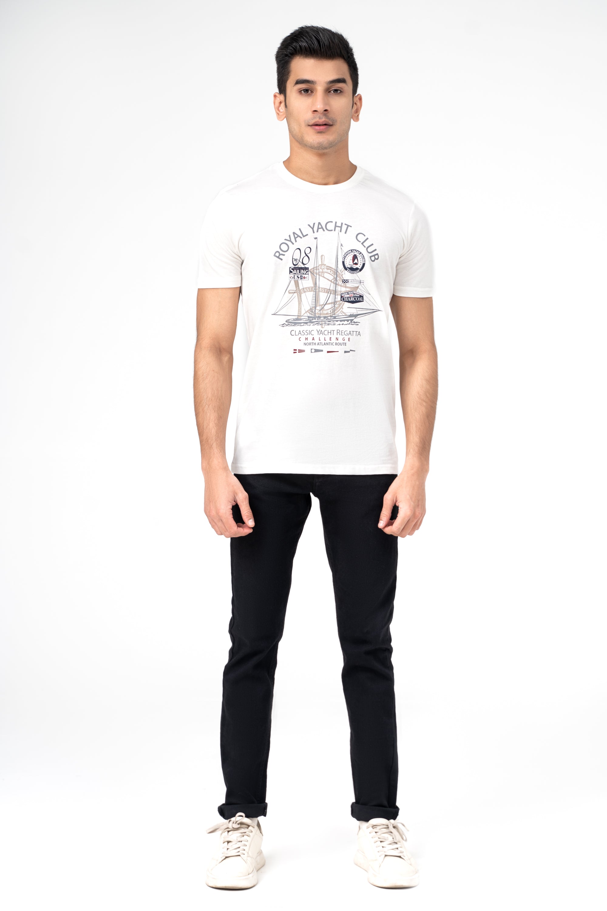 GRAPHIC T SHIRT OFF WHITE