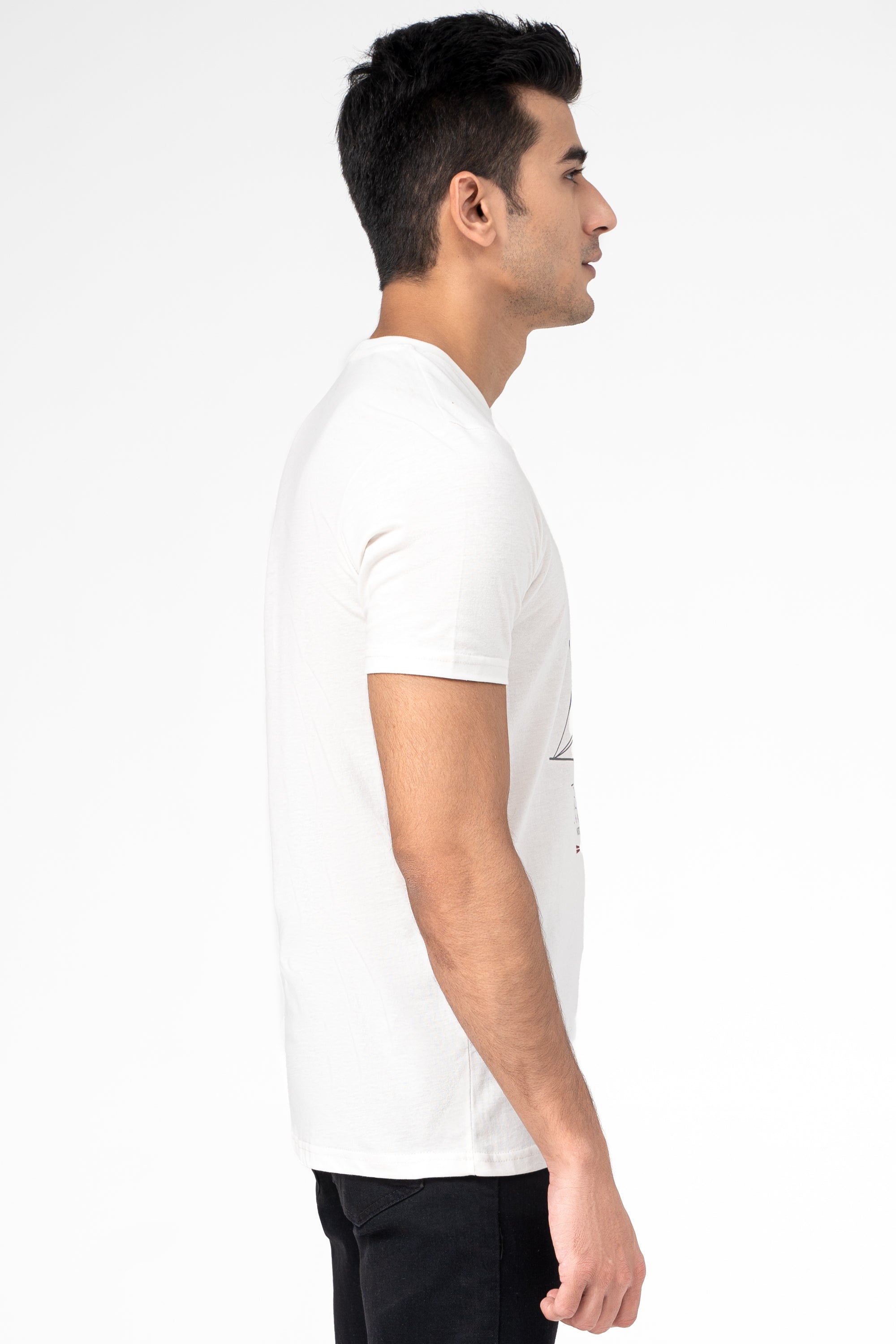 GRAPHIC T SHIRT OFF WHITE