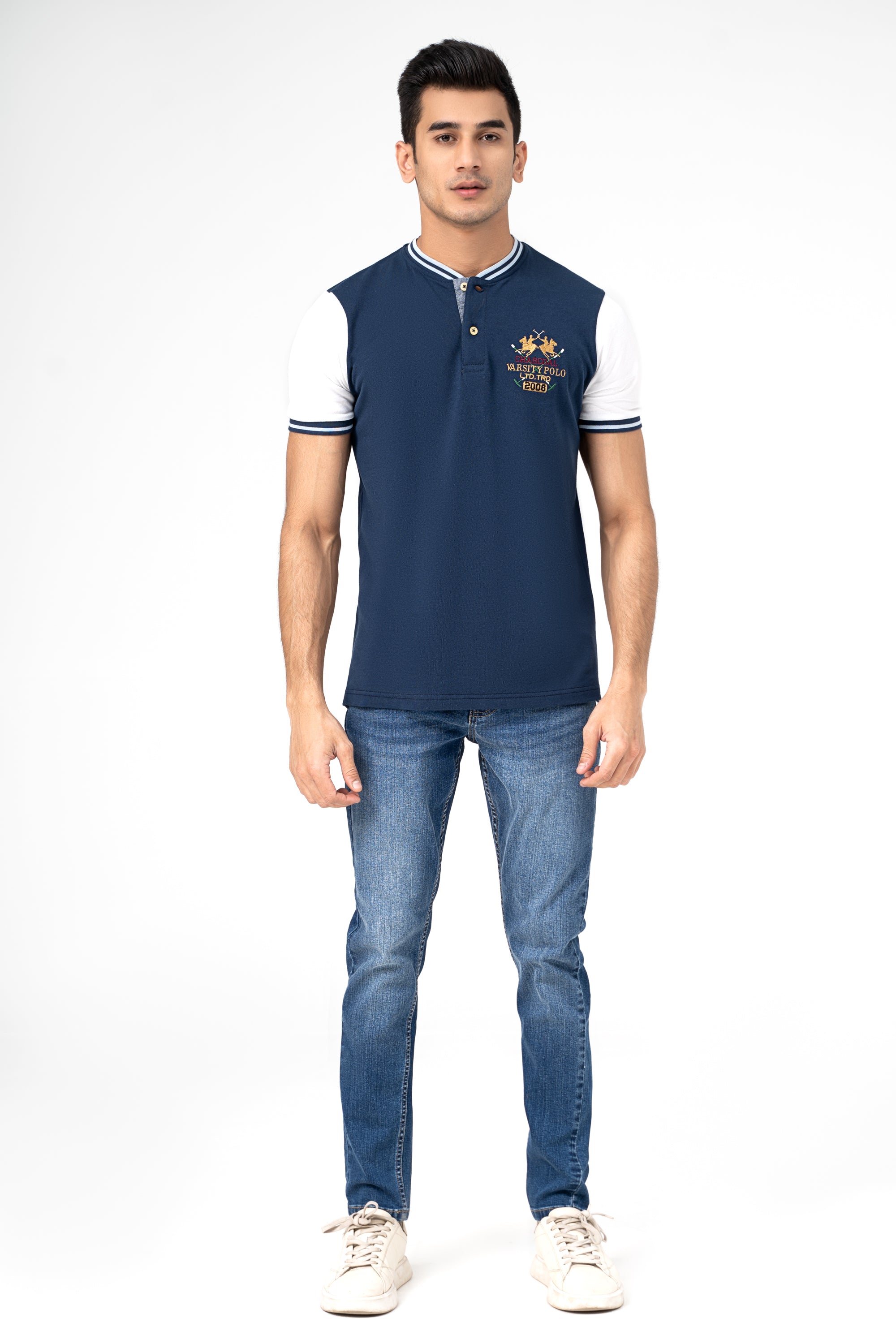 HENLAY T-SHIRT BLUE