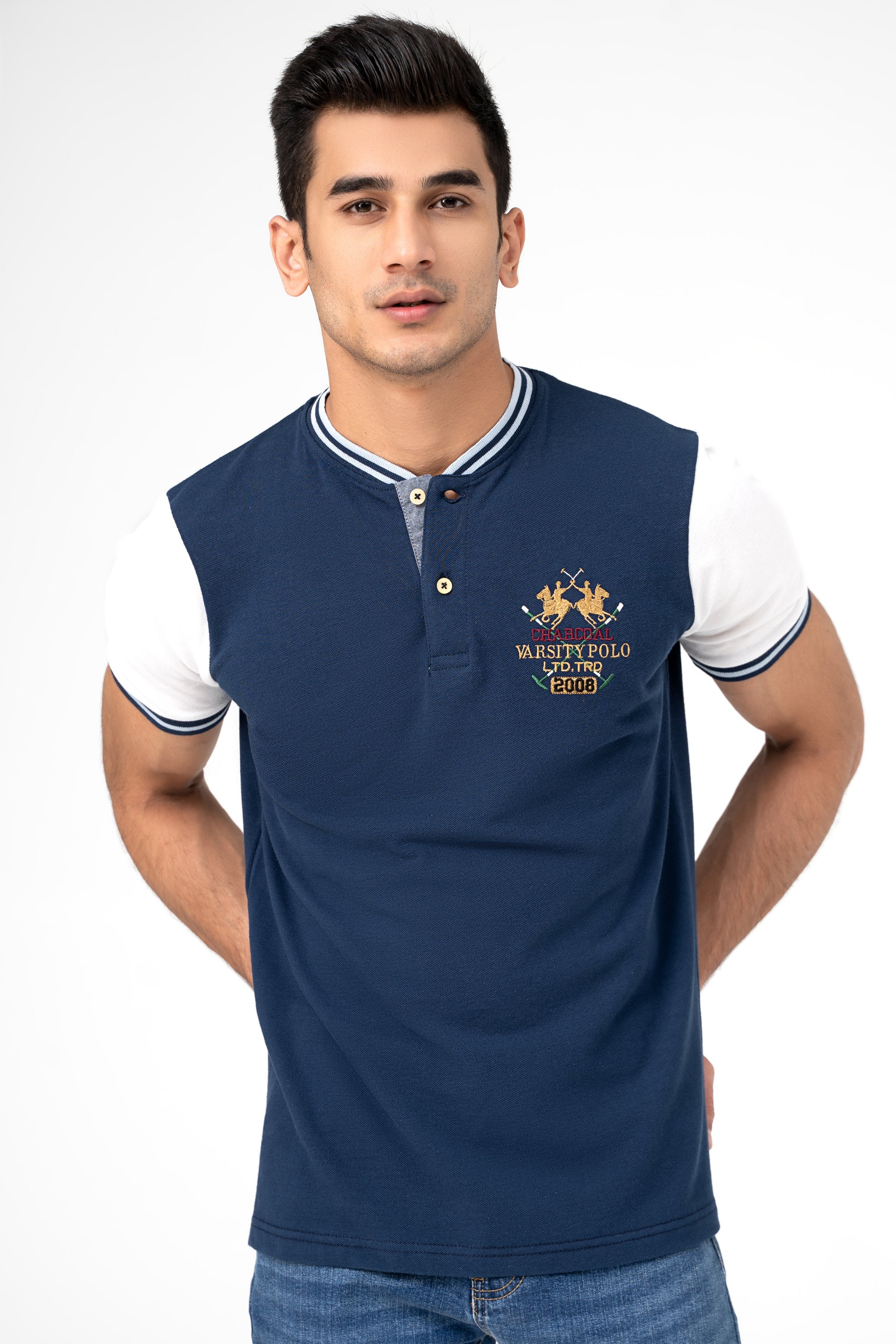 HENLAY T-SHIRT BLUE