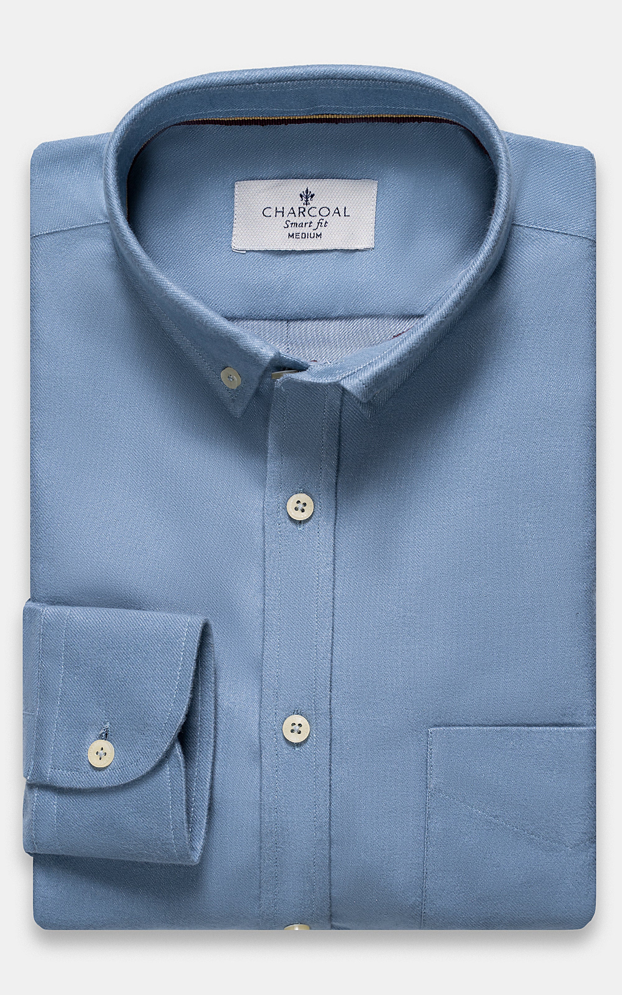 Men's Printed Blue Smart Shirt main image 1