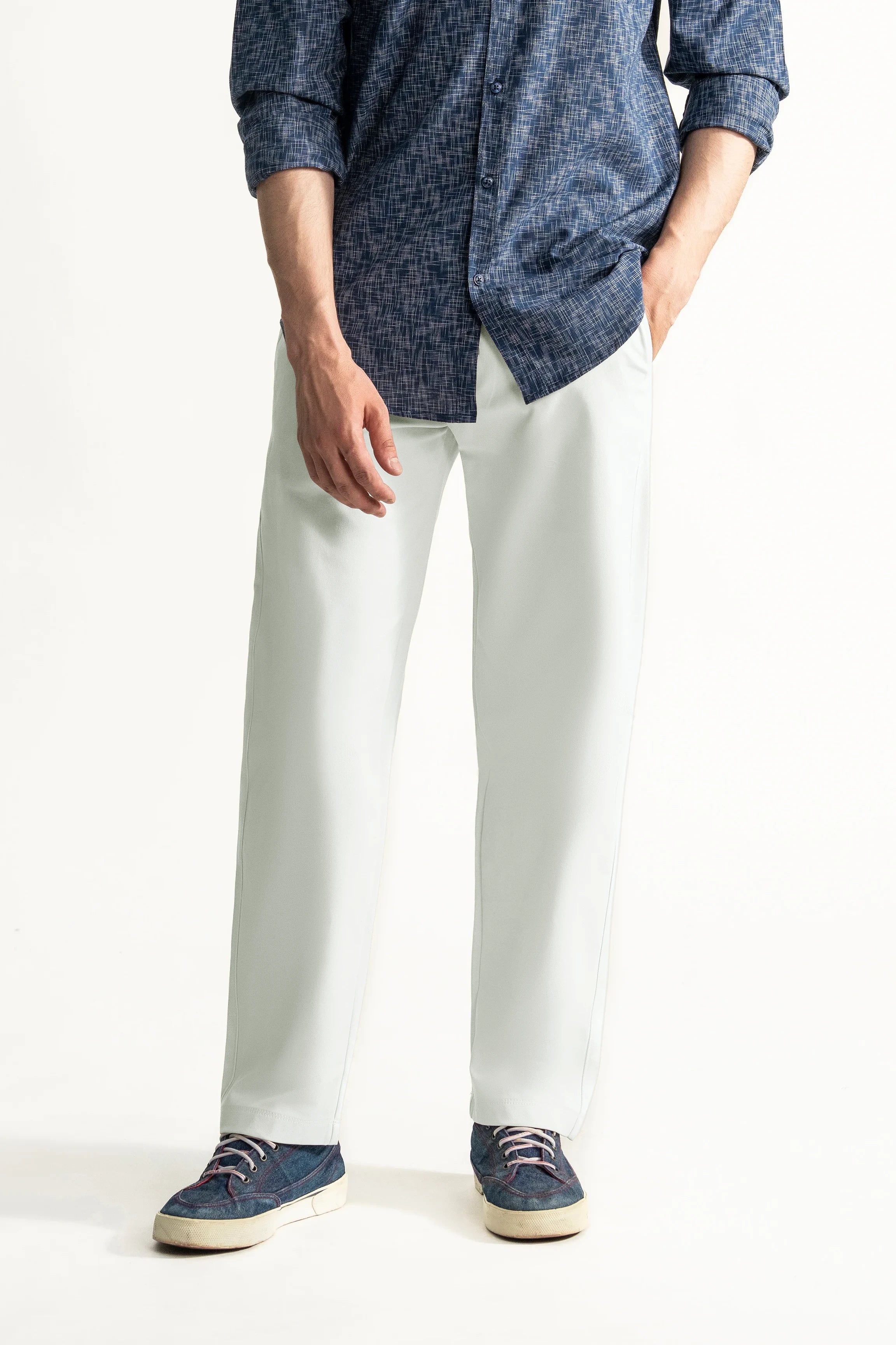 STRAIGHT FIT CROSS POCKET PANT OATMEAL