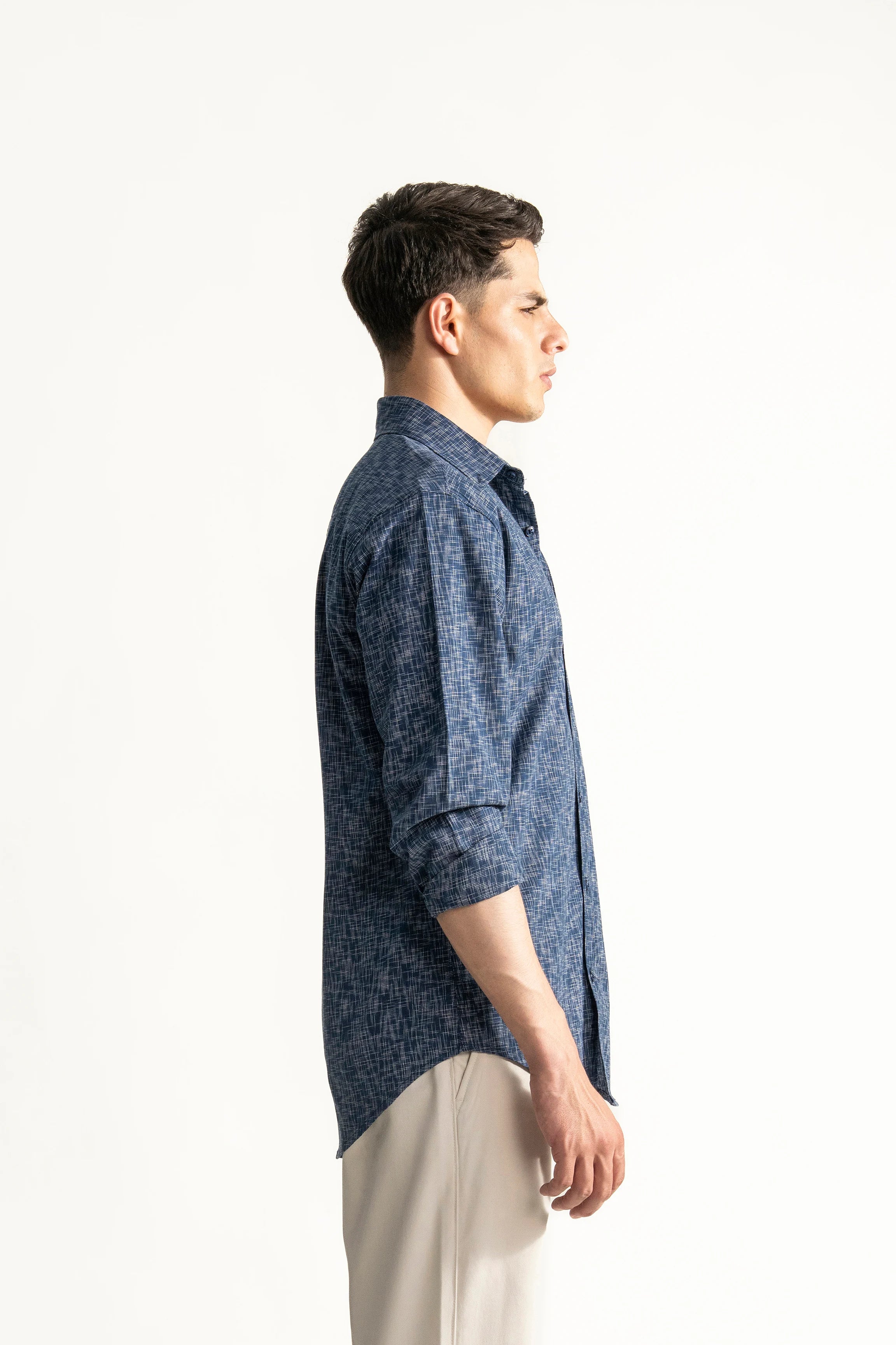 CASUAL SHIRT REGULAR FIT NAVY