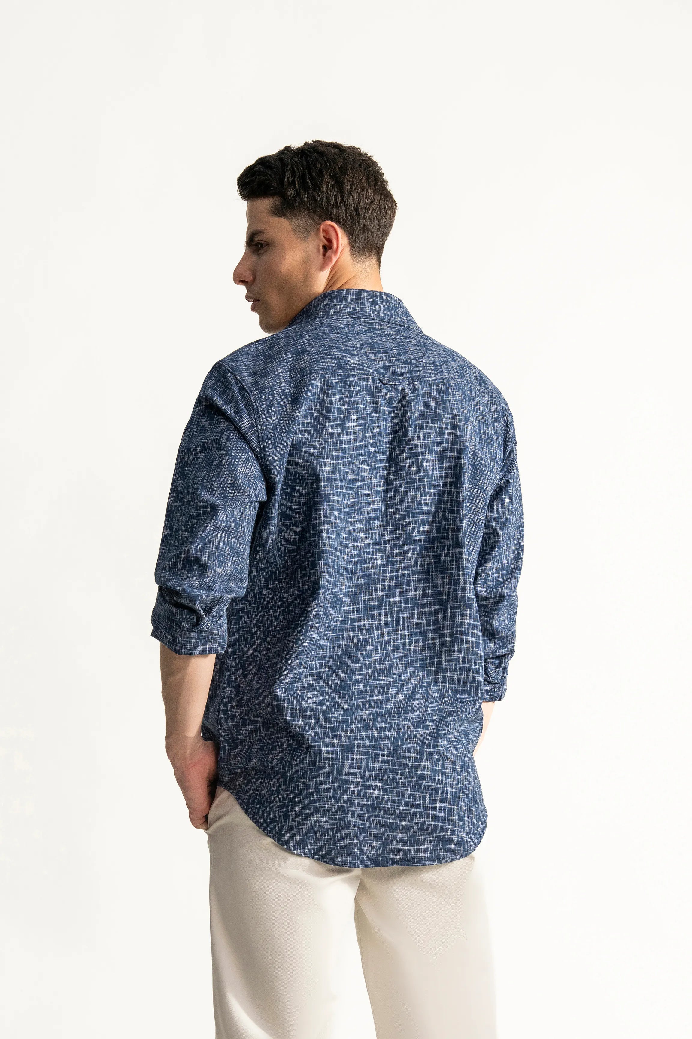 CASUAL SHIRT REGULAR FIT NAVY