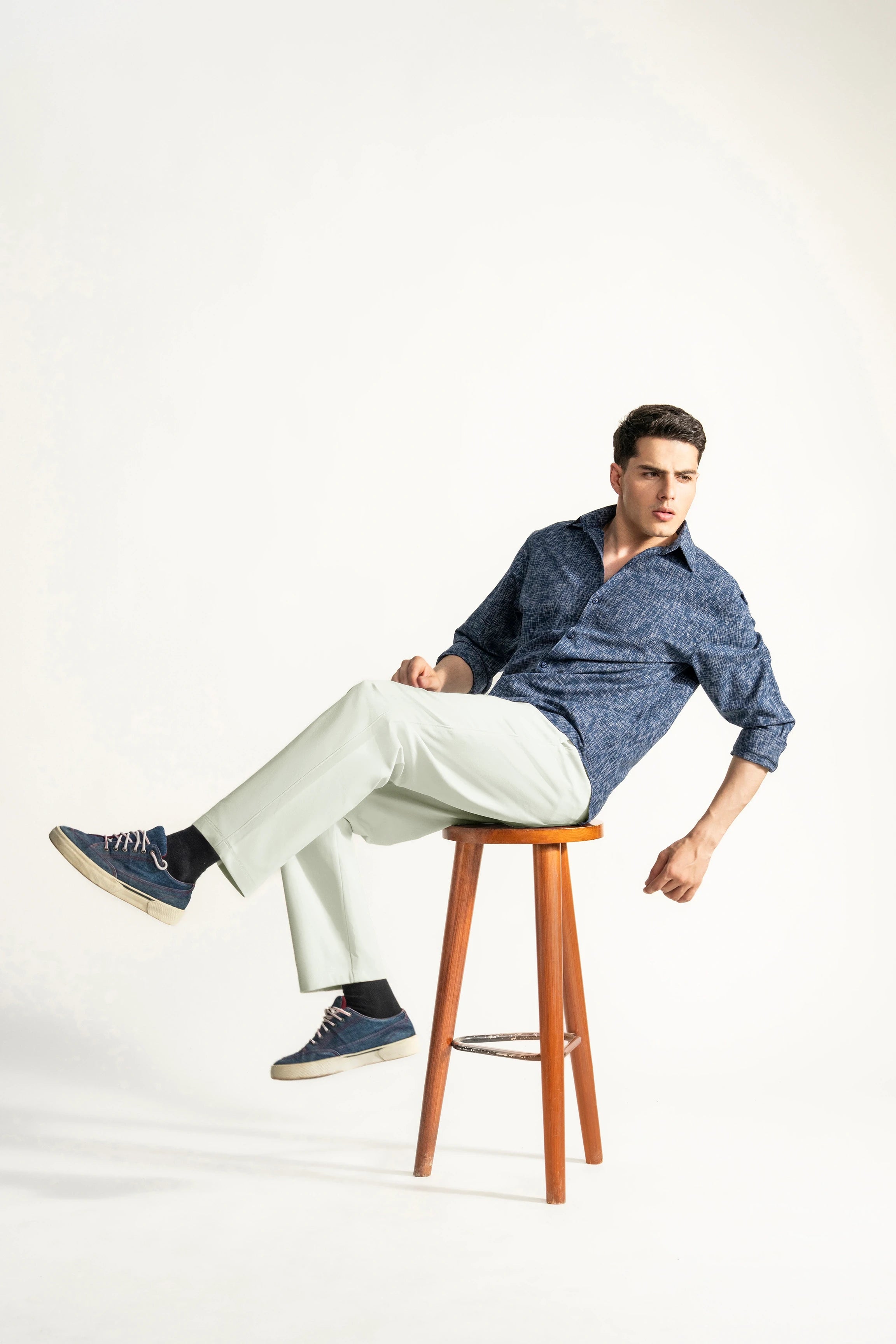 STRAIGHT FIT CROSS POCKET PANT OATMEAL
