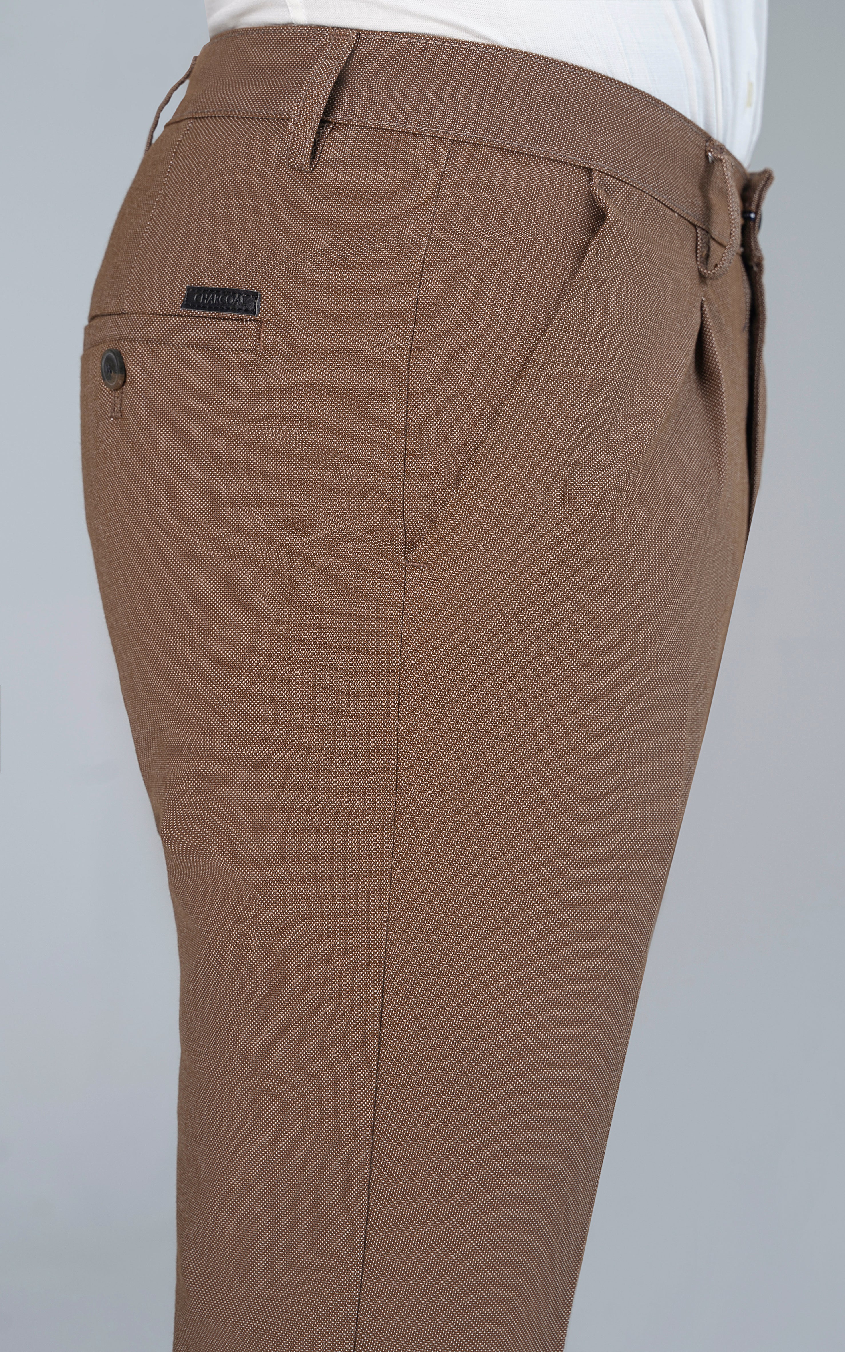 CROSS POCKET TEXTURED PANT KHAKI