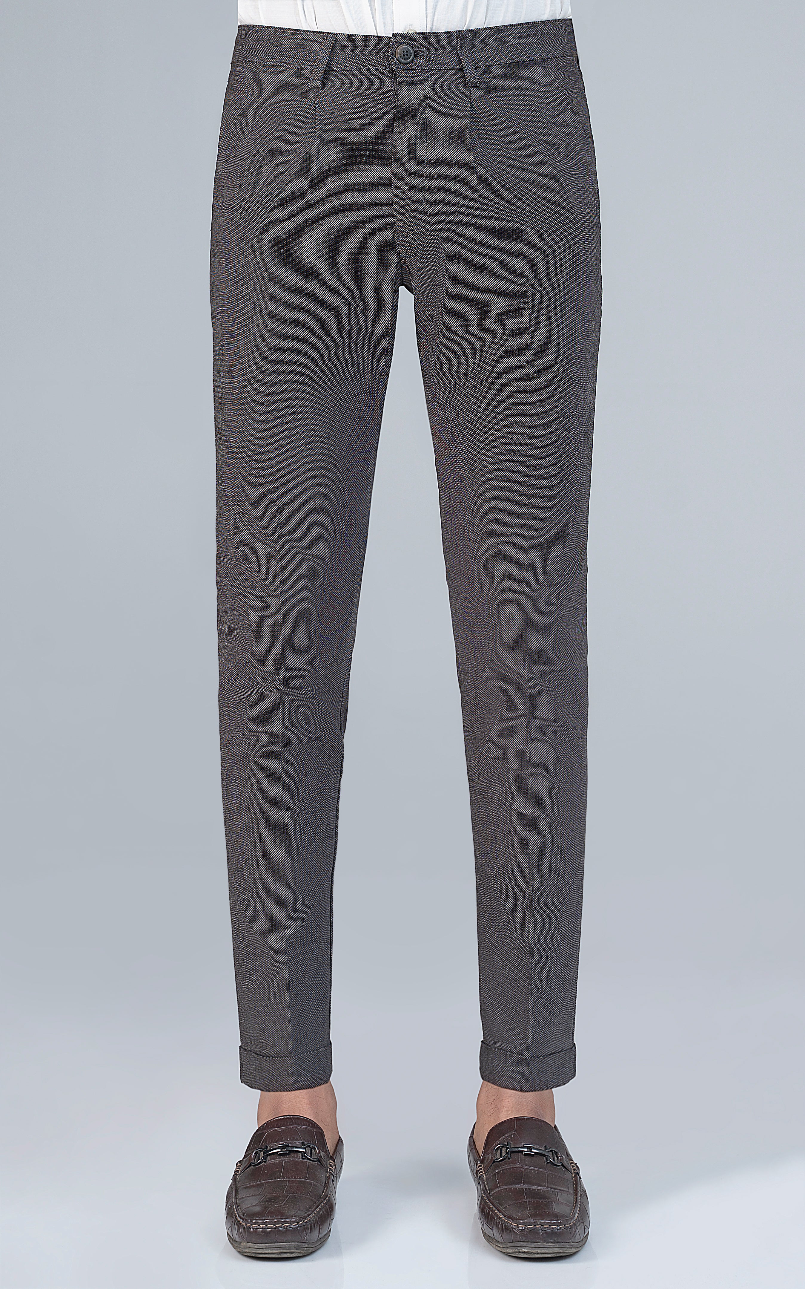 CROSS POCKET TEXTURED PANT CHARCOAL