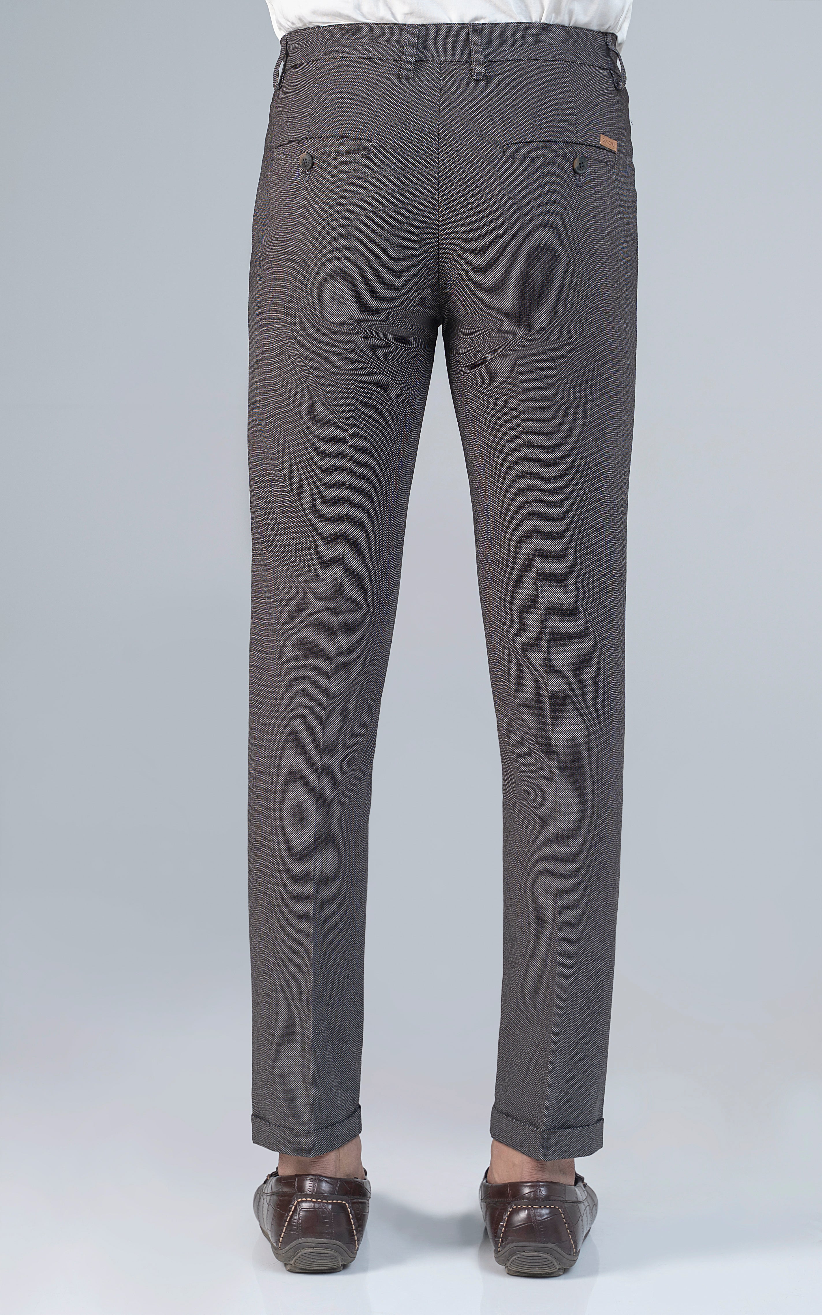 CROSS POCKET TEXTURED PANT CHARCOAL