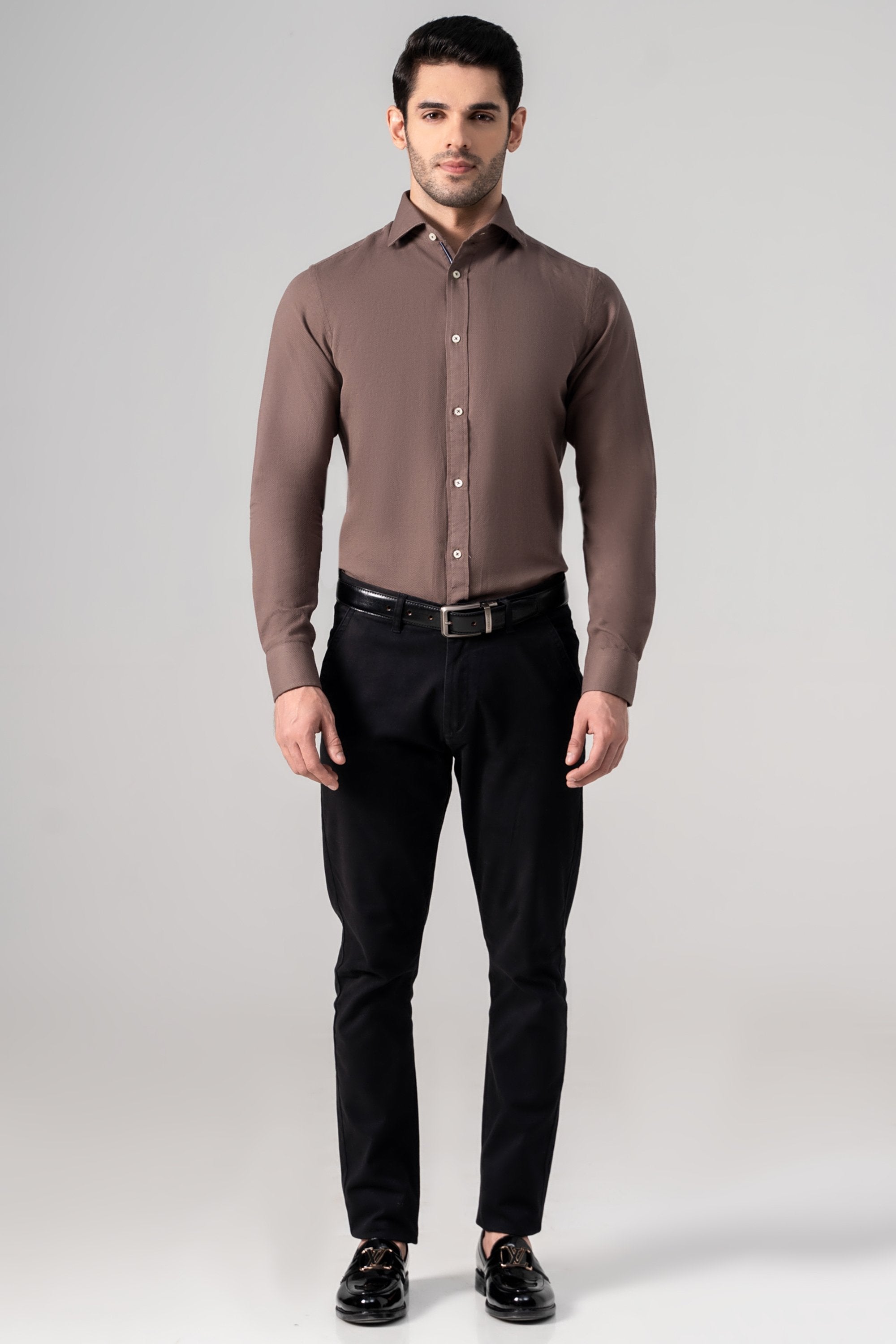 SMART SHIRT BROWN