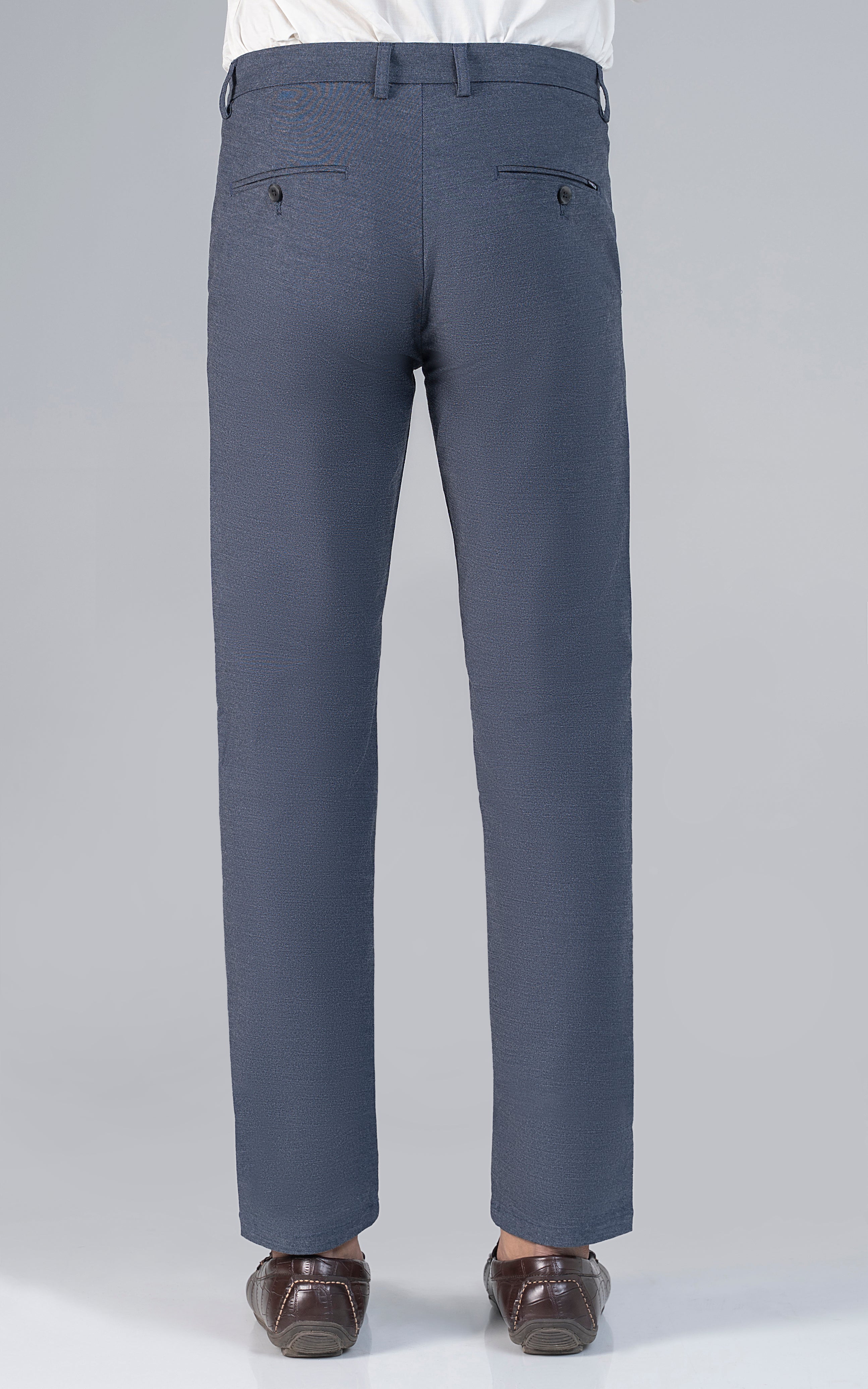 CROSS POCKET MELANGE PANT NAVY