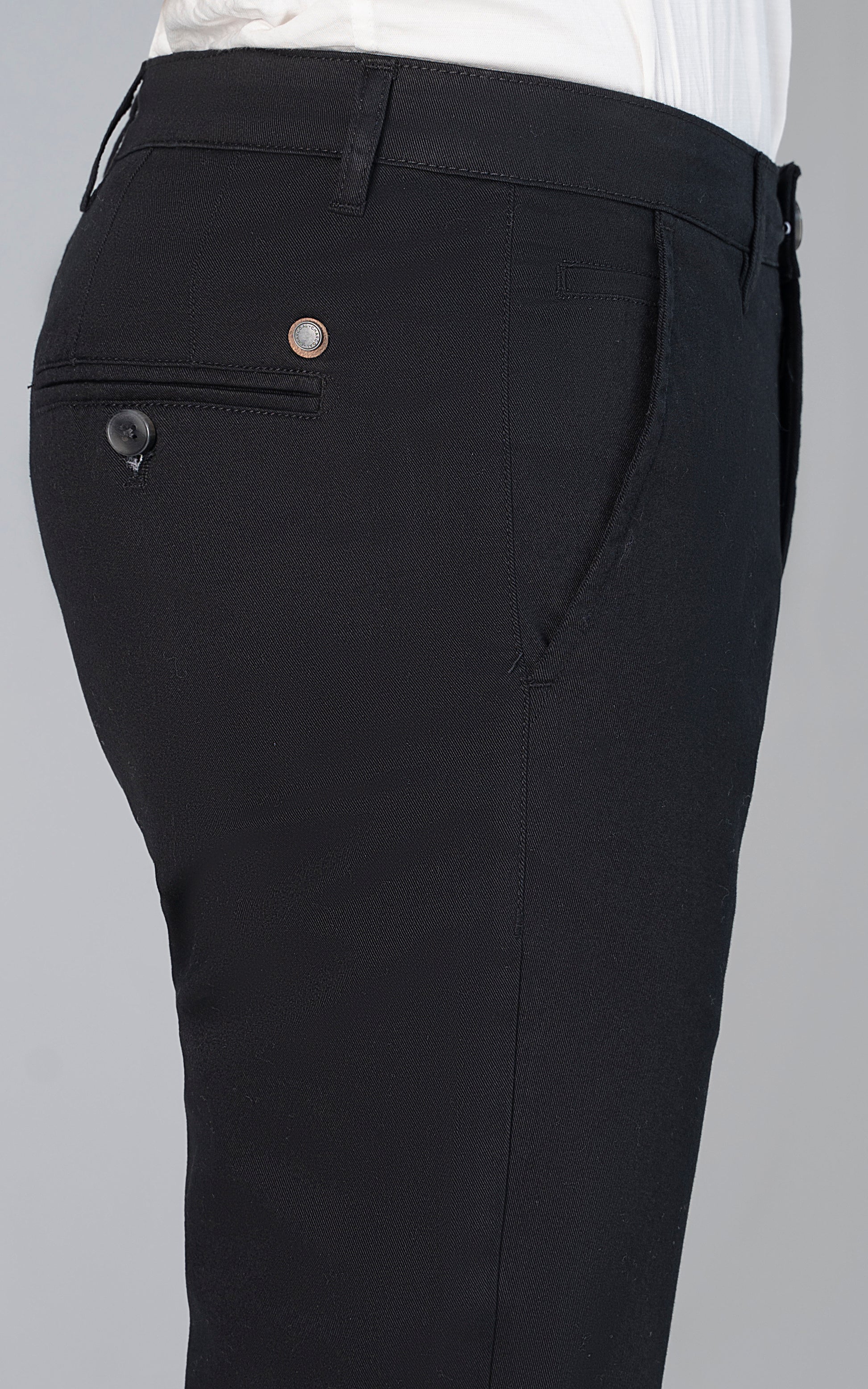 TWILL CROSS POCKET PANT BLACK