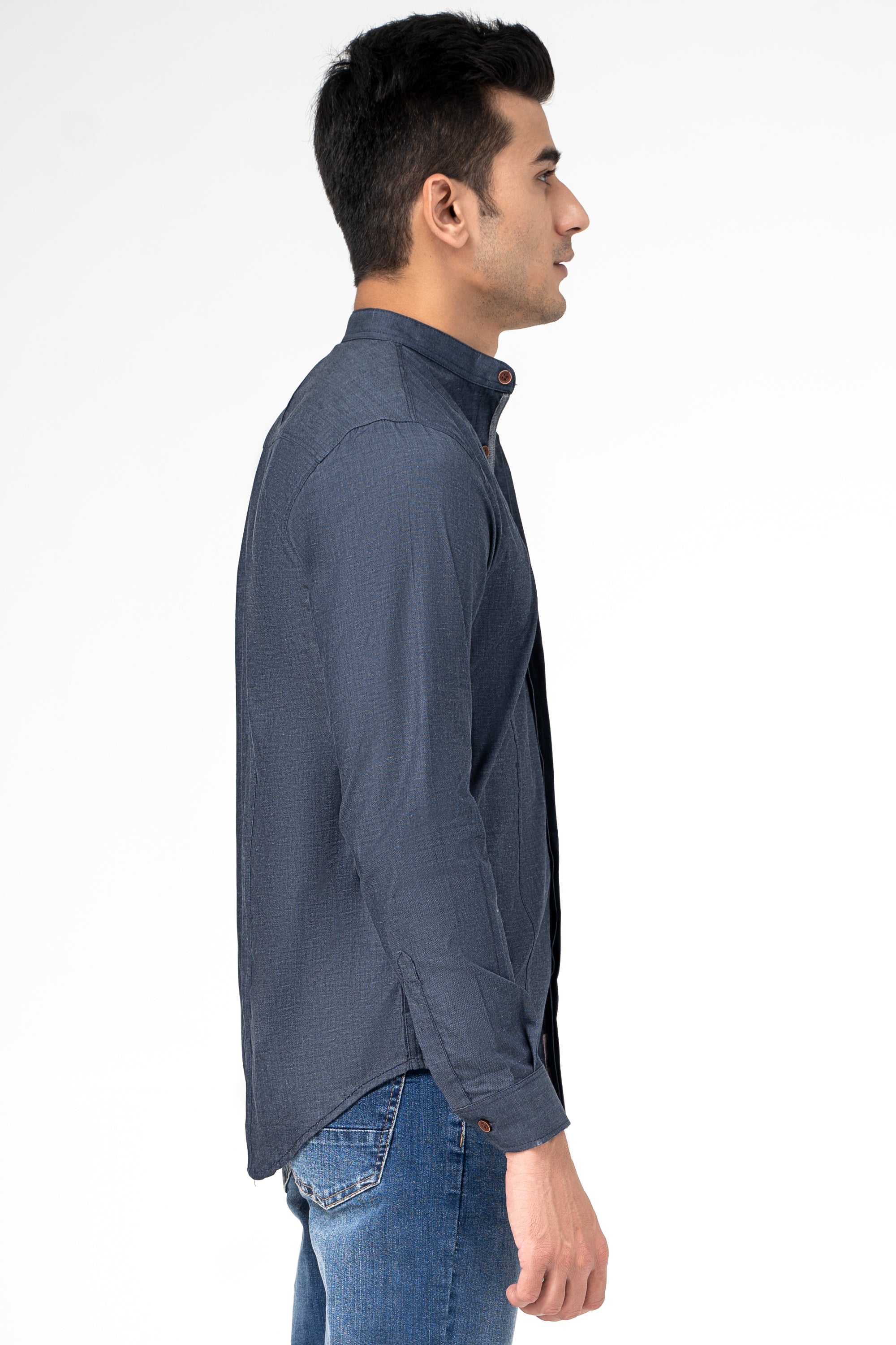 CASUAL SHIRT DENIM BLUE