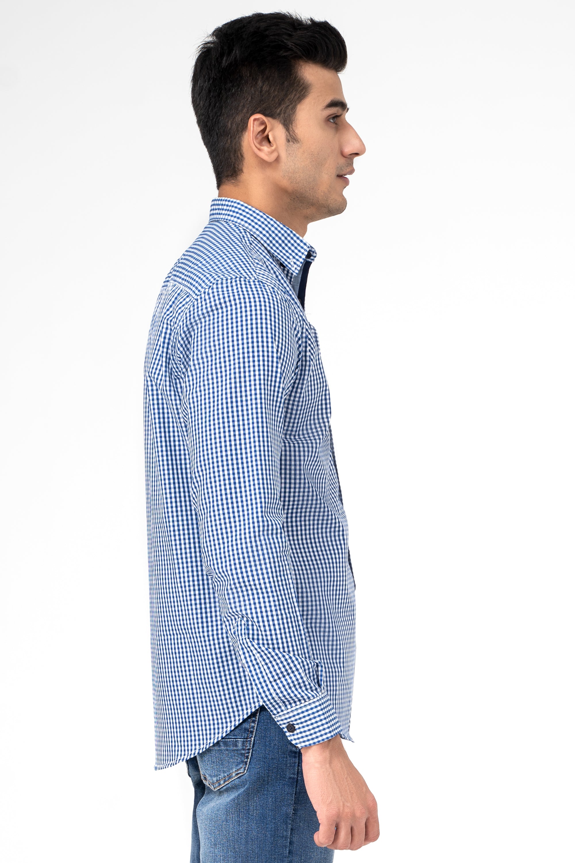 CASUAL SHIRT BLUE CHECK