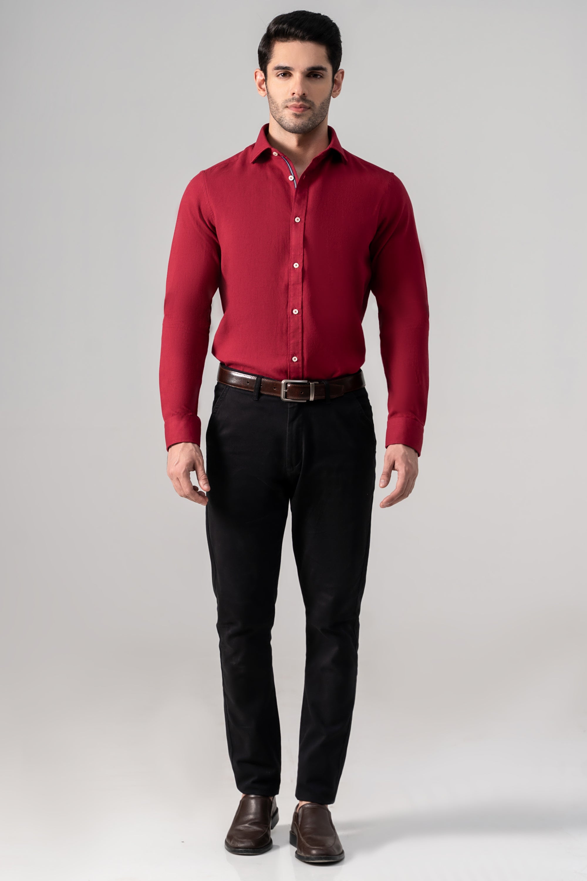 SMART SHIRT MAROON