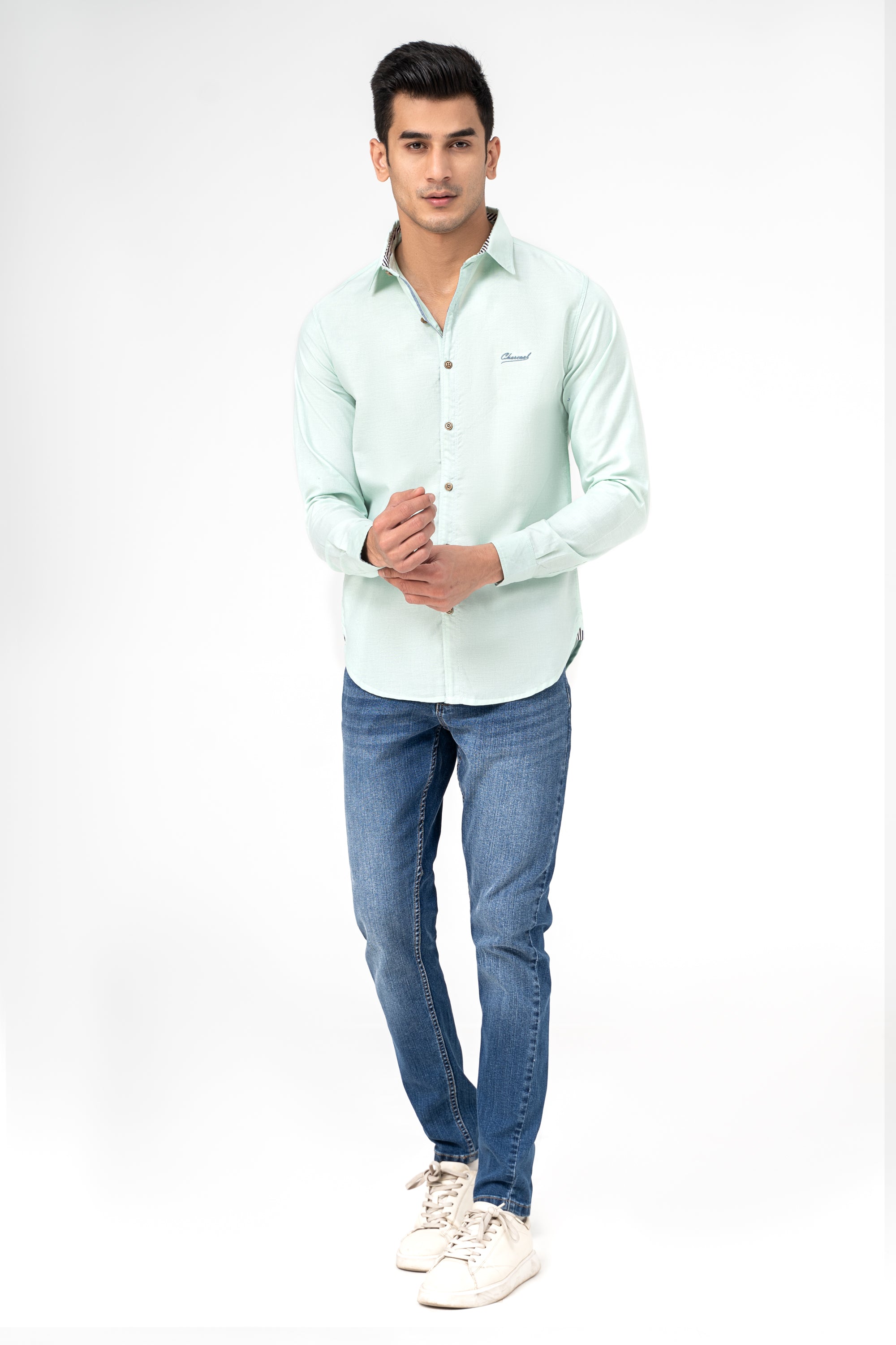 CASUAL SHIRT GREEN