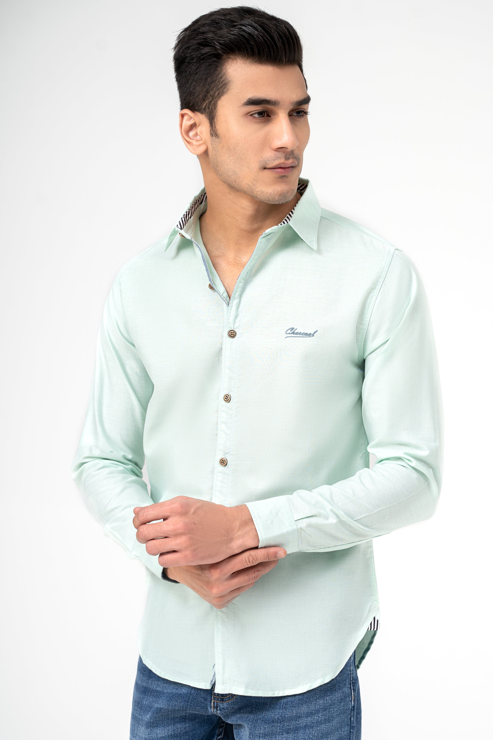 CASUAL SHIRT GREEN
