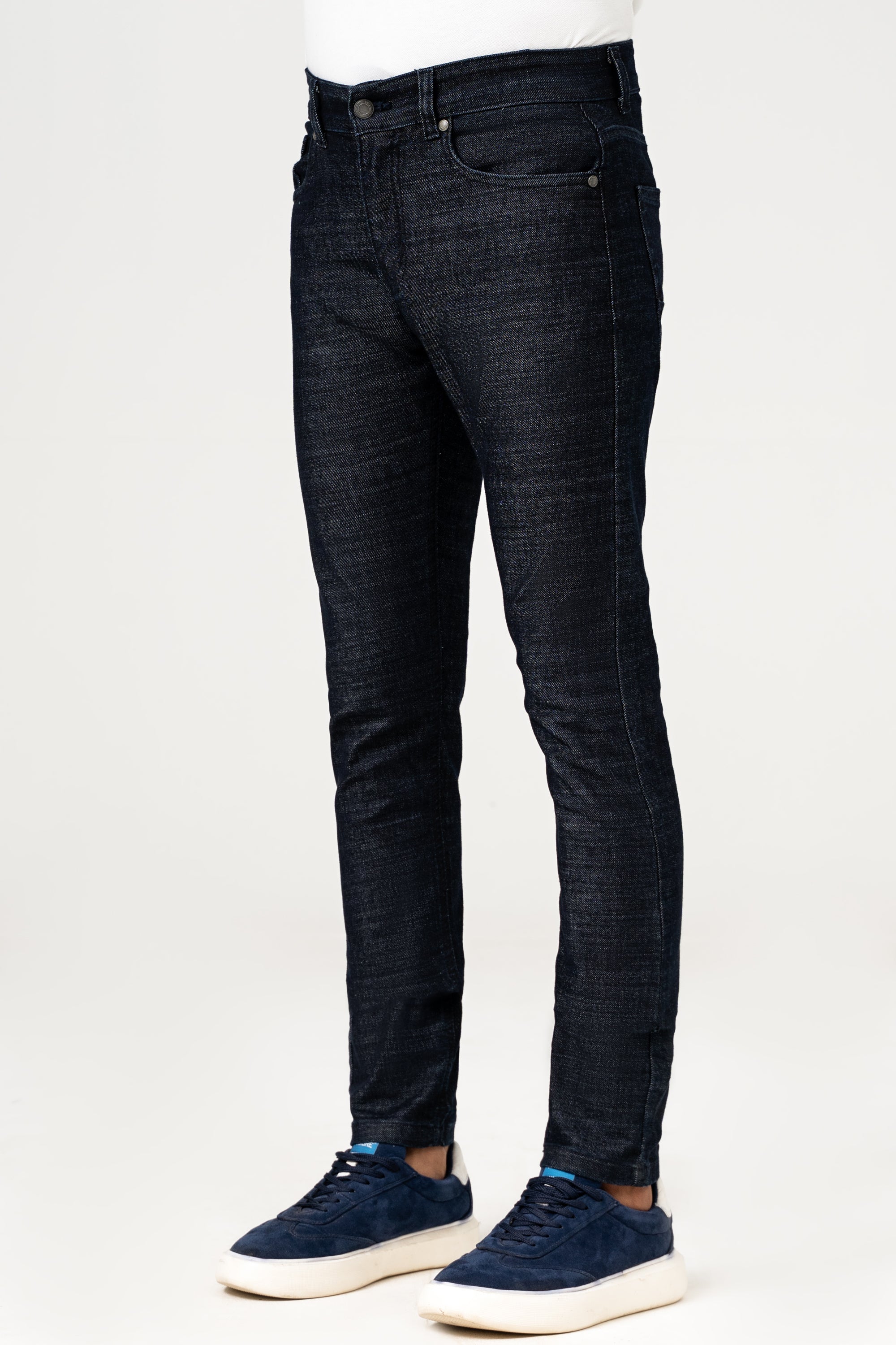 SLIM LEG DENIM  JEANS DARK BLUE