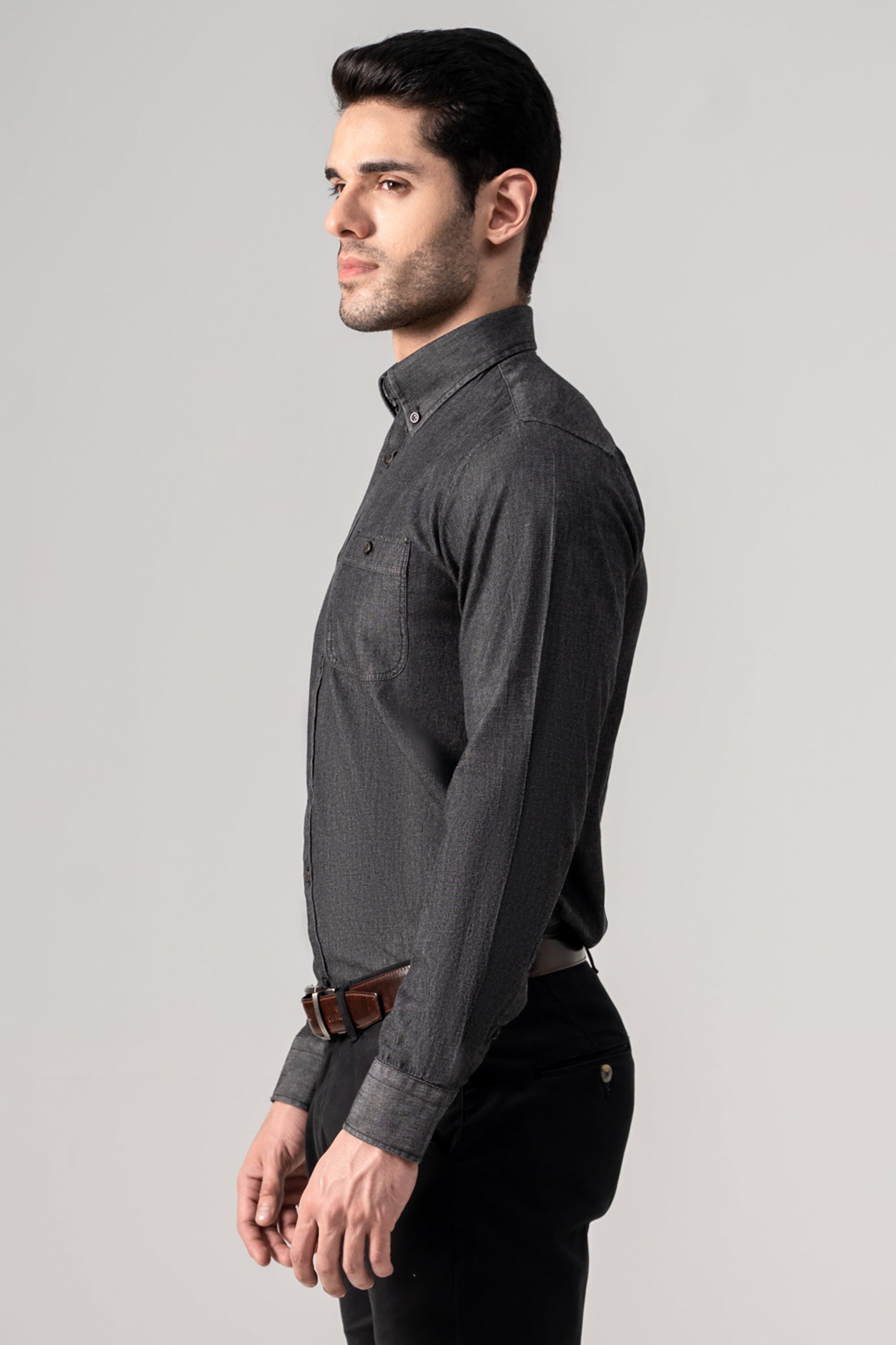 SMART SHIRT DENIM GREY