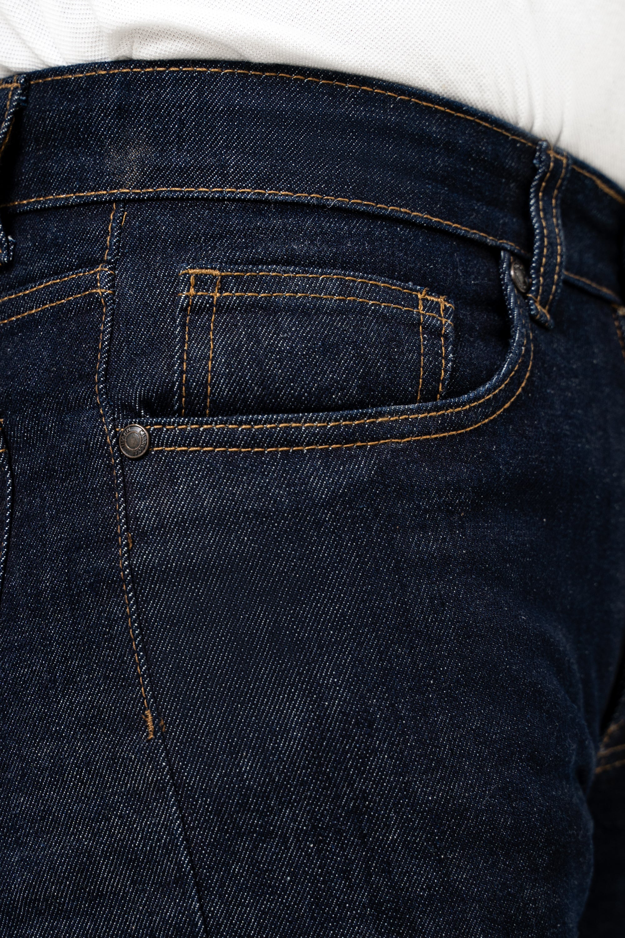 SLIM LEG DENIM JEANS DARK BLUE