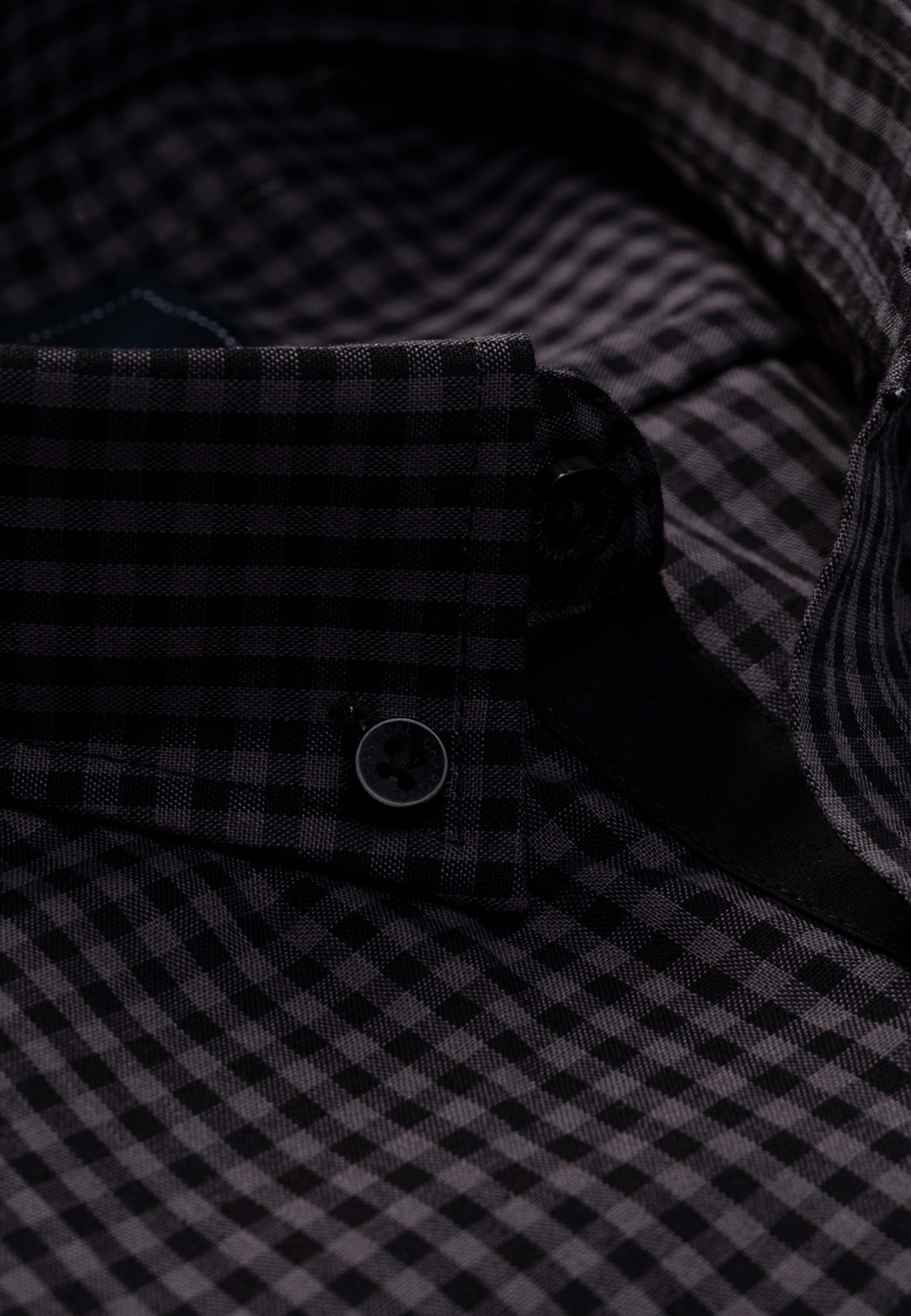 SEMI FORMAL SHIRT BLACK CHECK