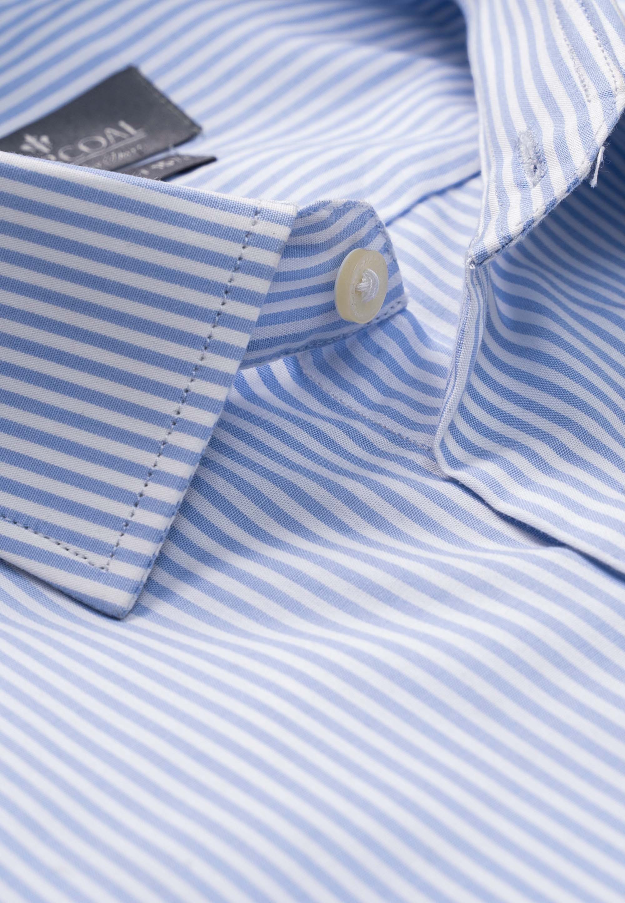 DRESS SHIRT LIGHT BLUE WHITE