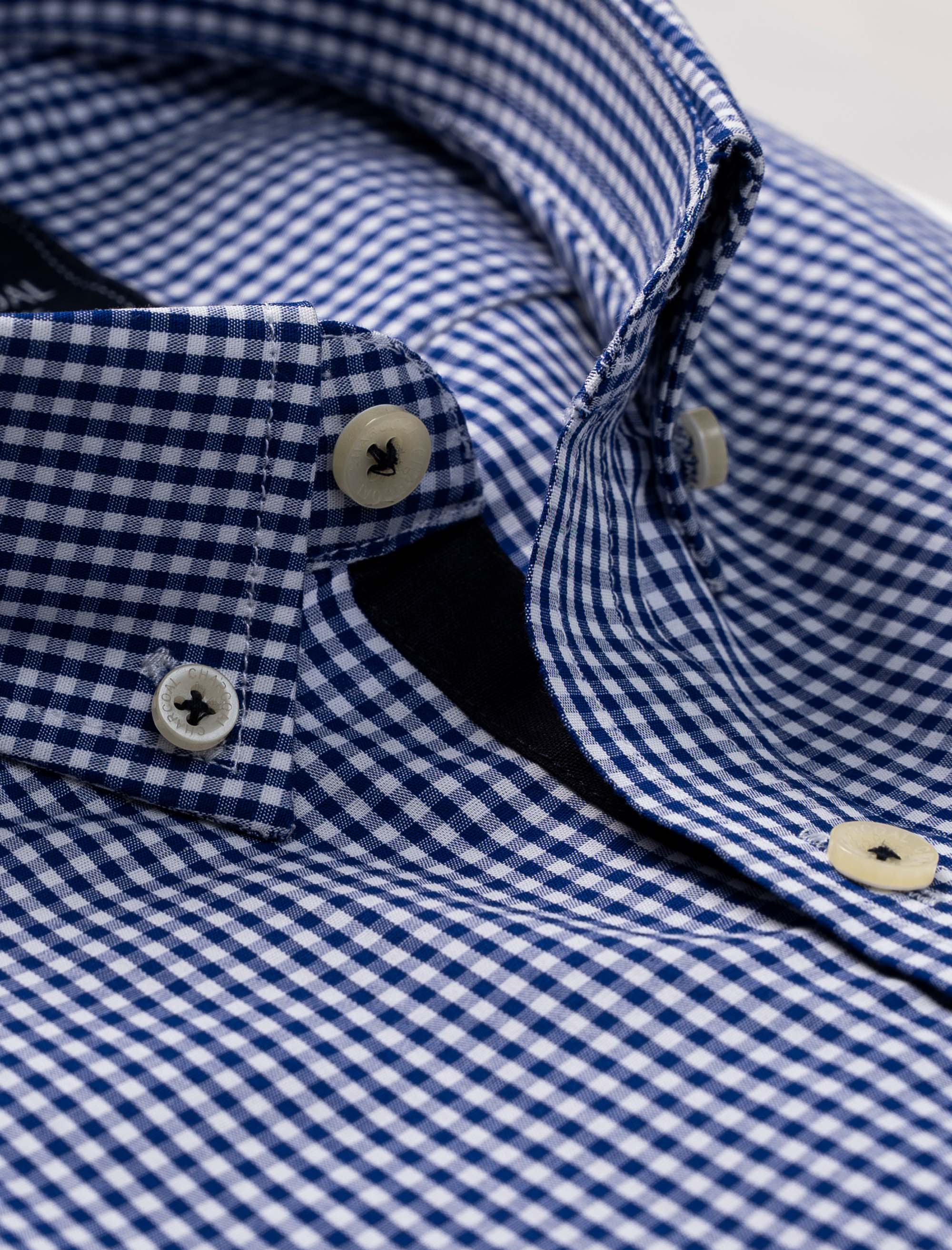 SEMI FORMAL SHIRT DARK BLUE CHECK