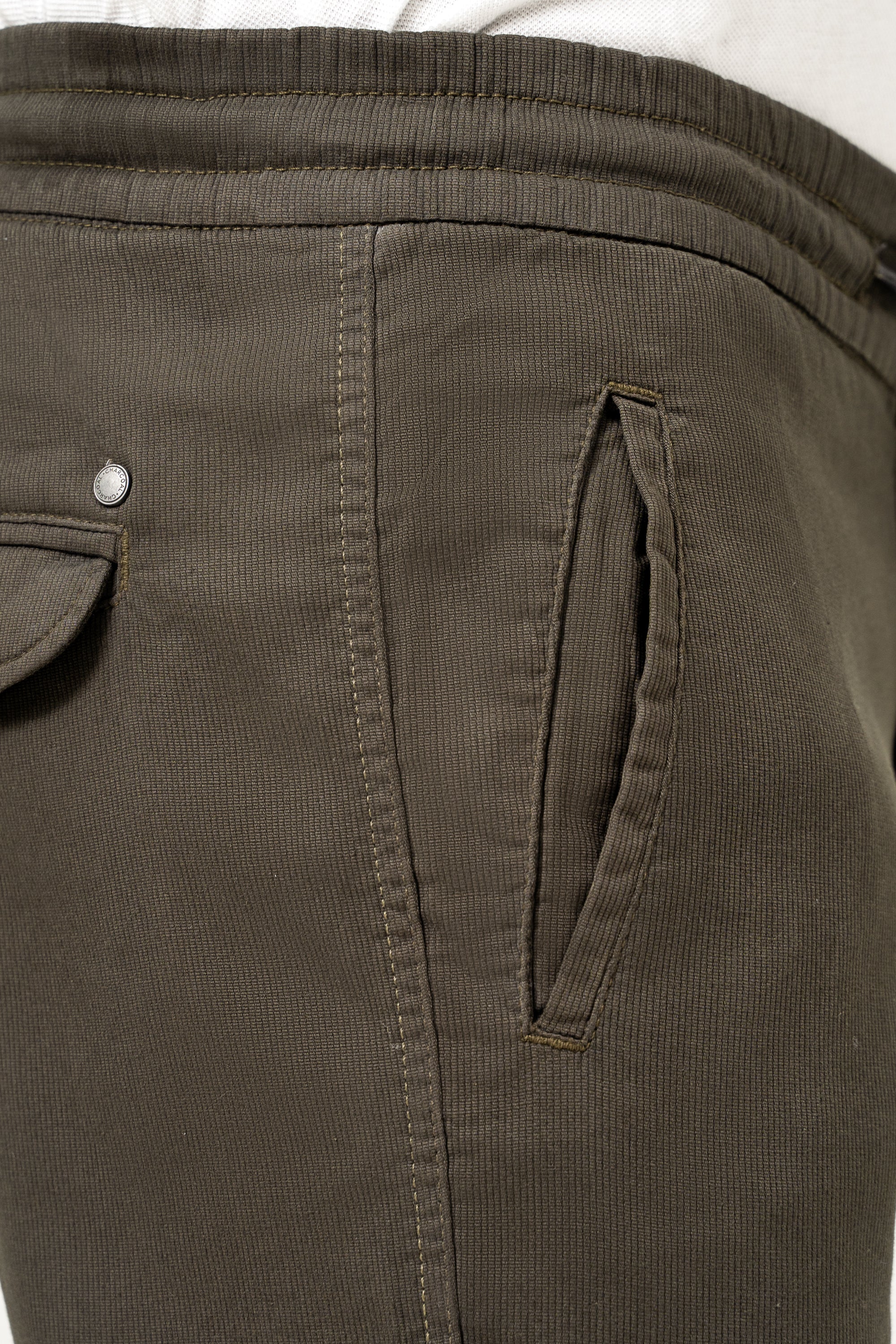 CASUAL JOGGER TROUSER OLIVE