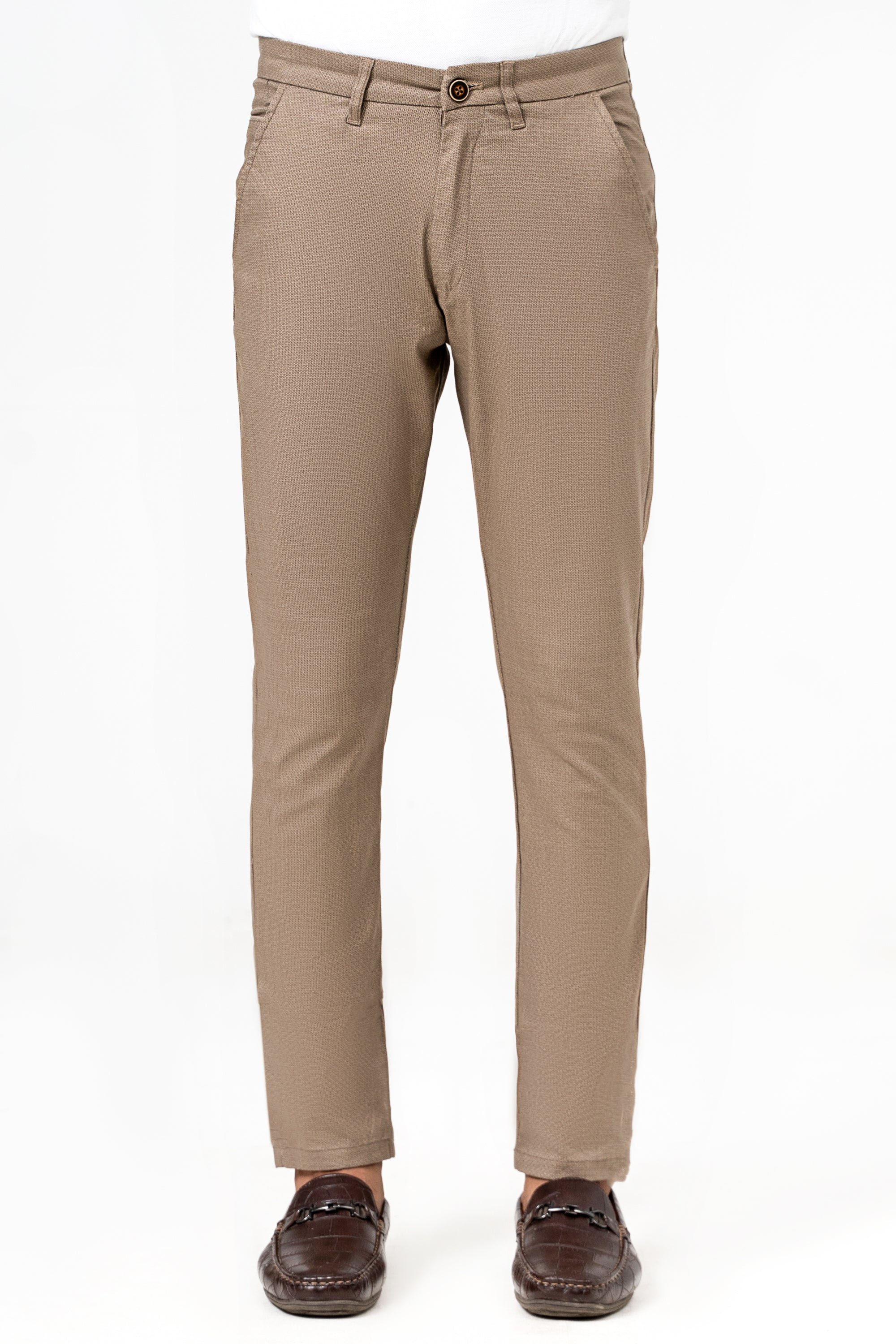 CROSS POCKET PRINTED PANT KHAKI