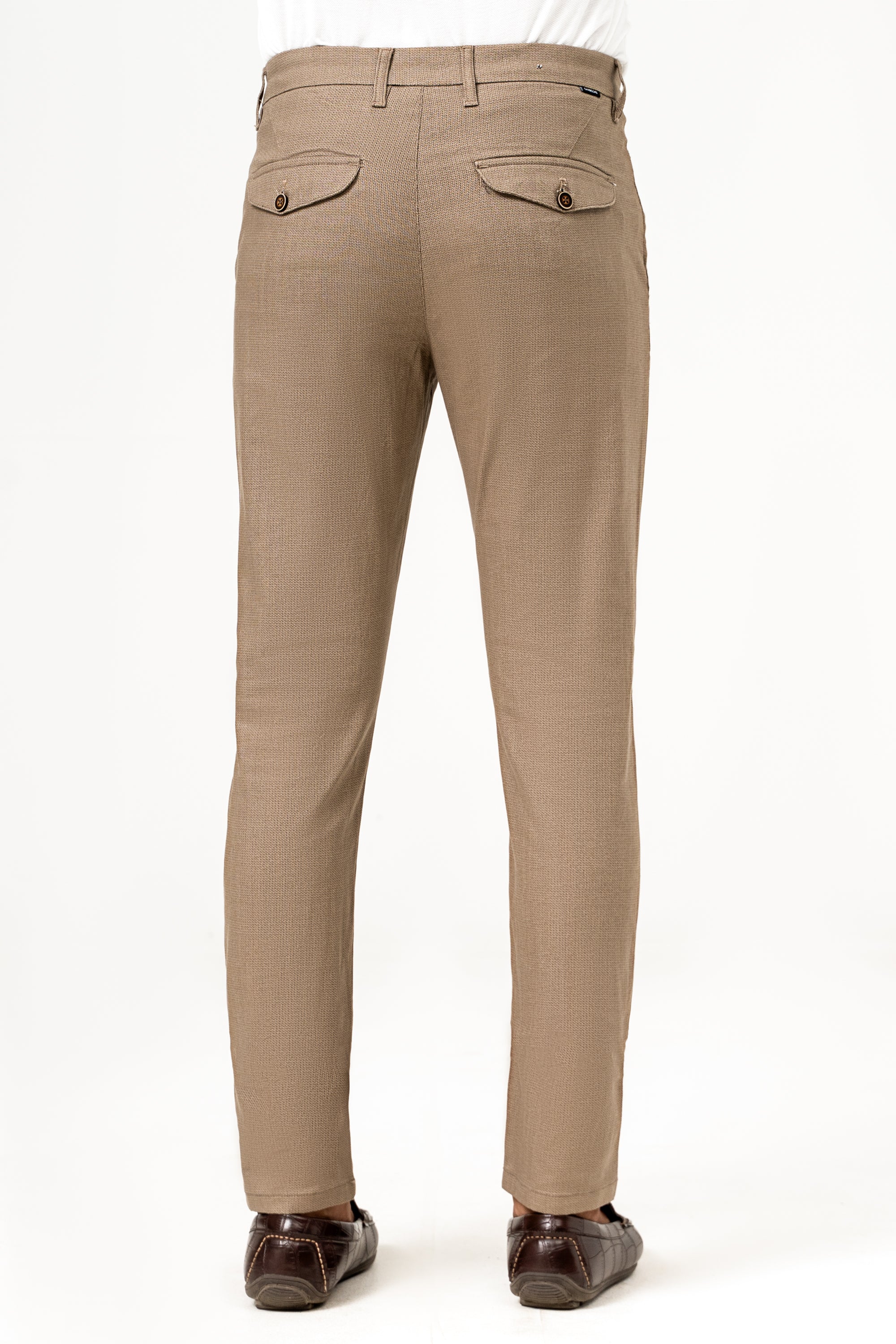 CROSS POCKET PRINTED PANT KHAKI