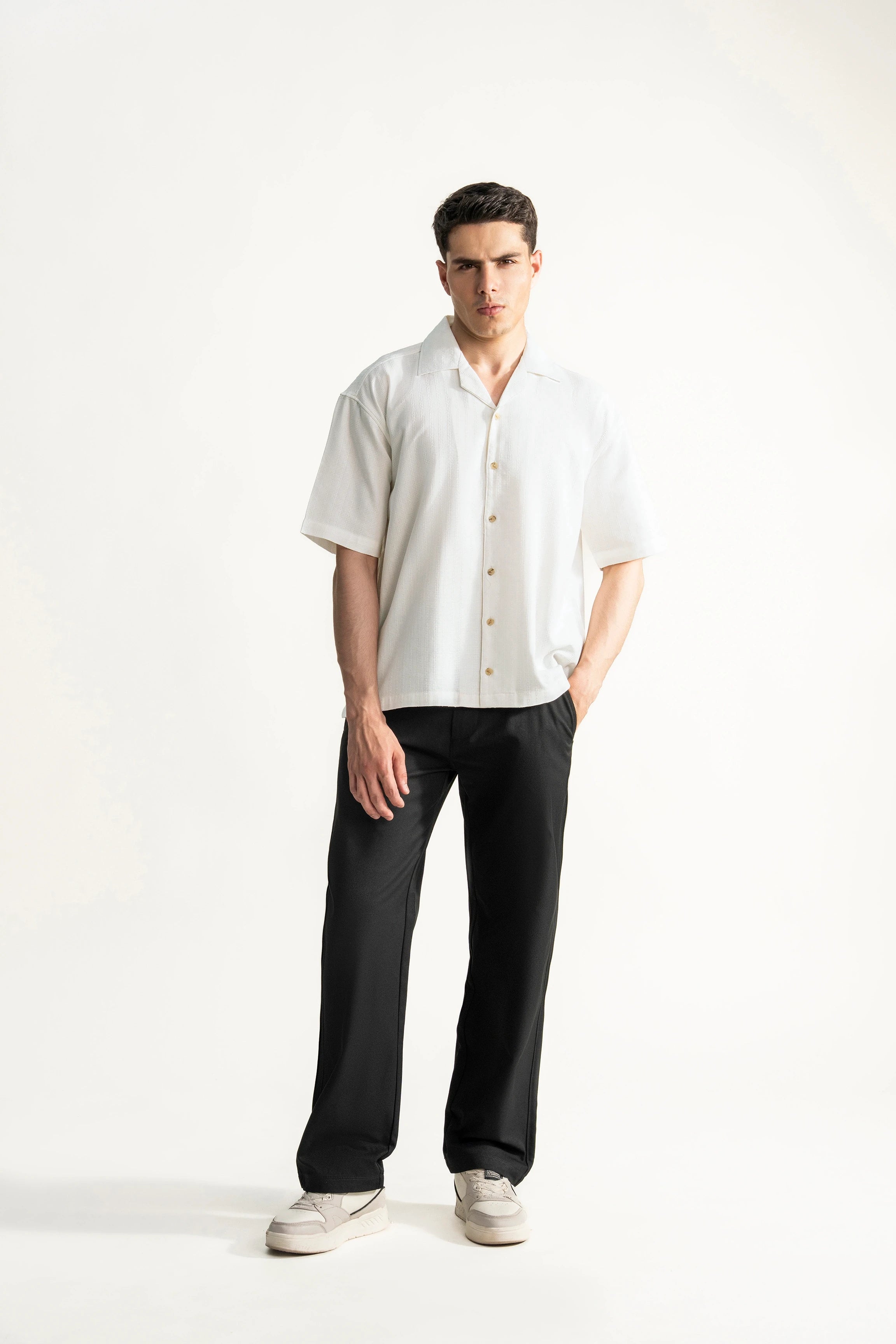 CASUAL SHIRT RELAXED FIT WHITE