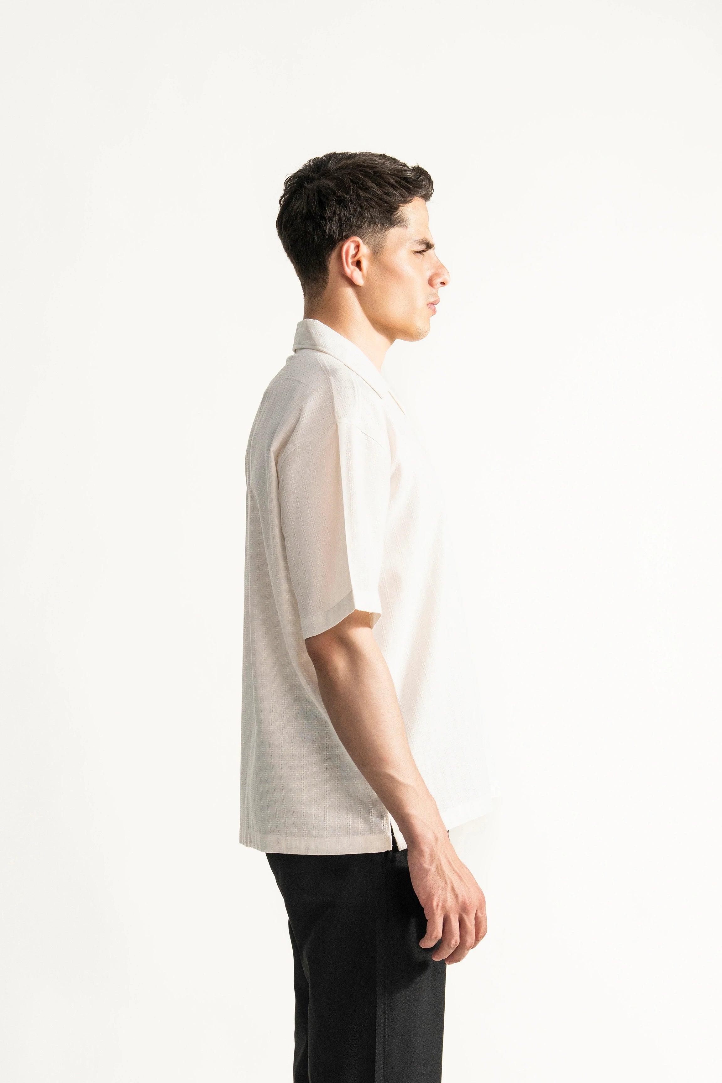 CASUAL SHIRT RELAXED FIT WHITE