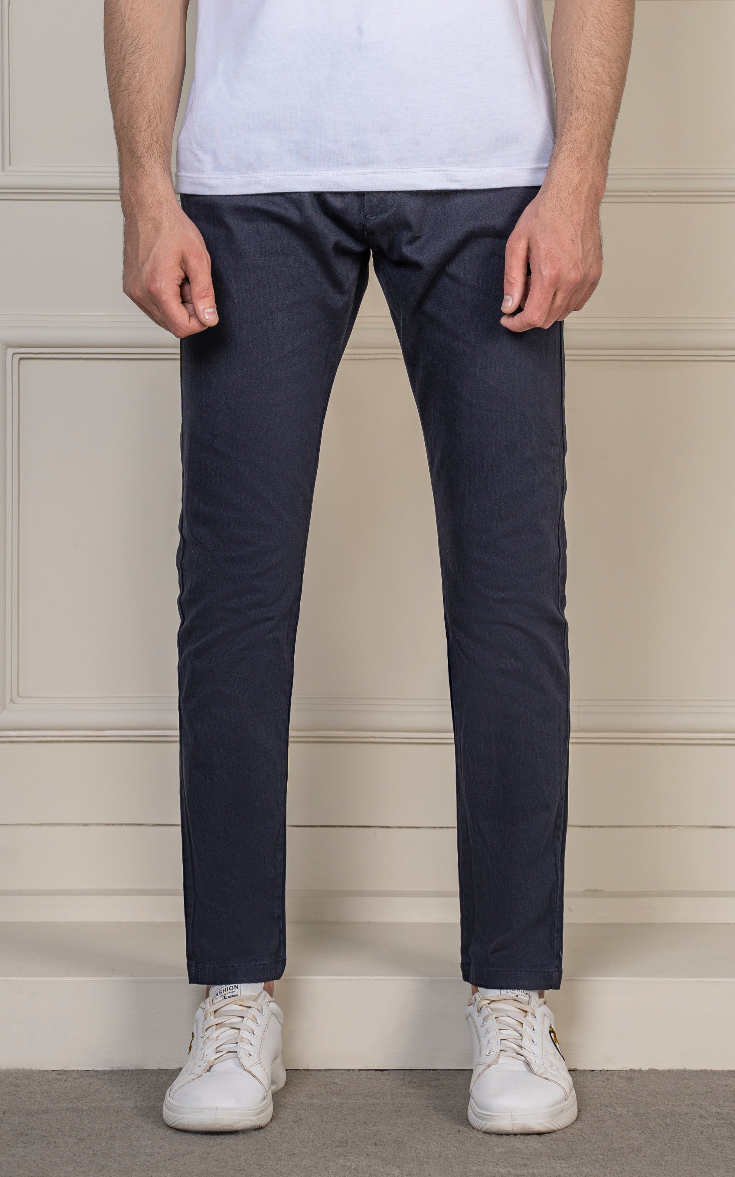 SLIM FIT TWILL PANT NAVY