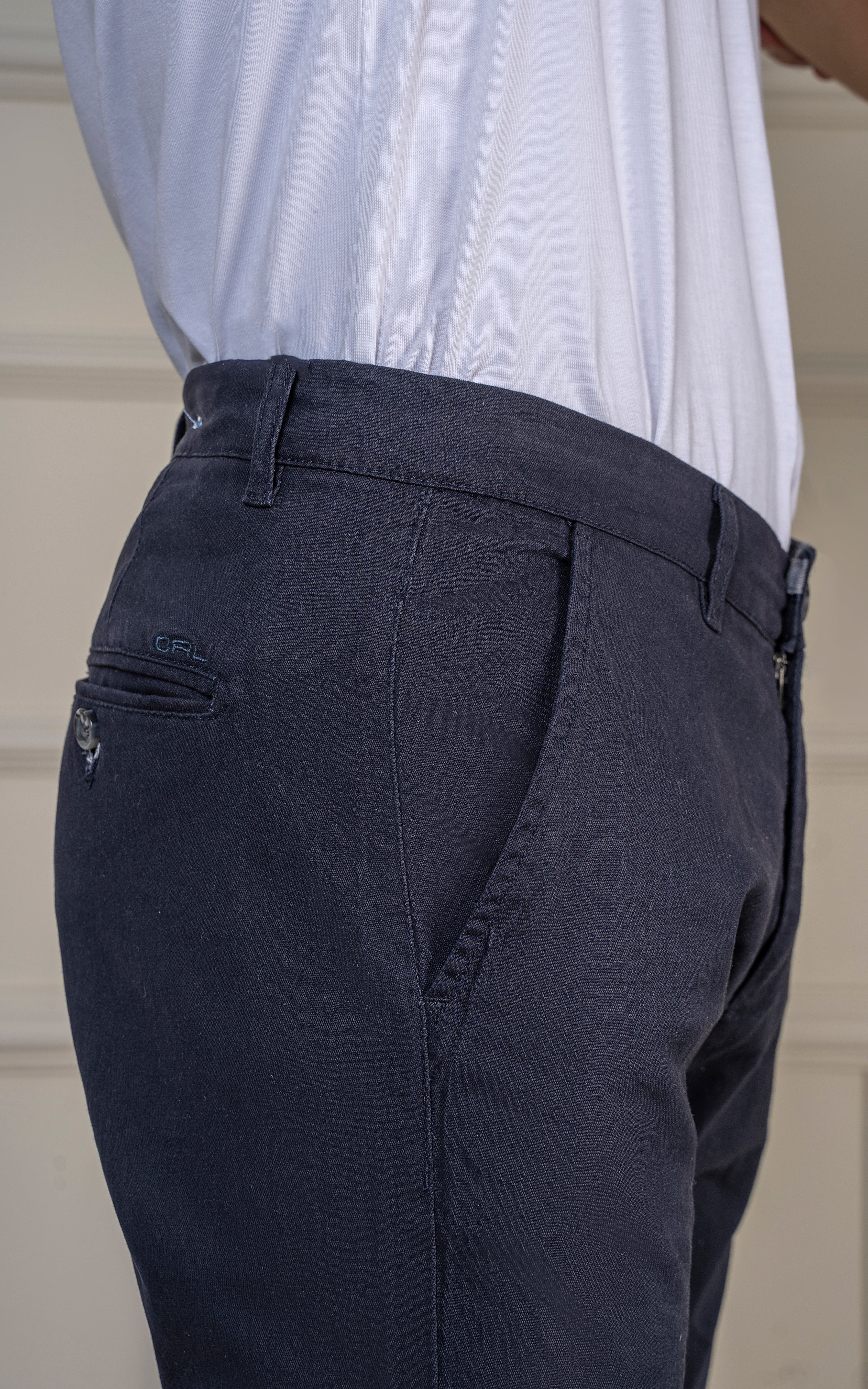 SLIM FIT TWILL PANT NAVY
