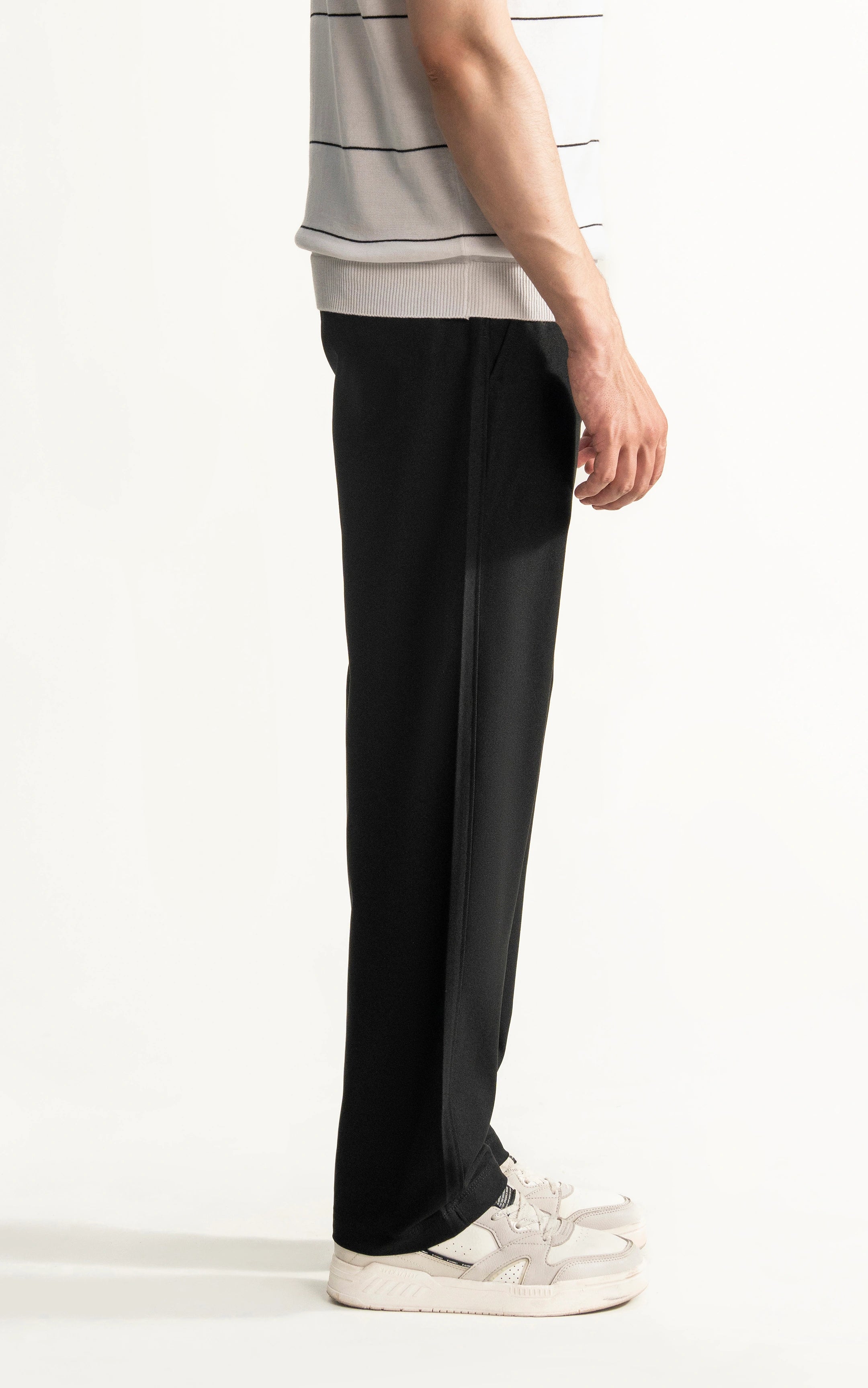 STRAIGHT FIT CROSS POCKET PANT BLACK