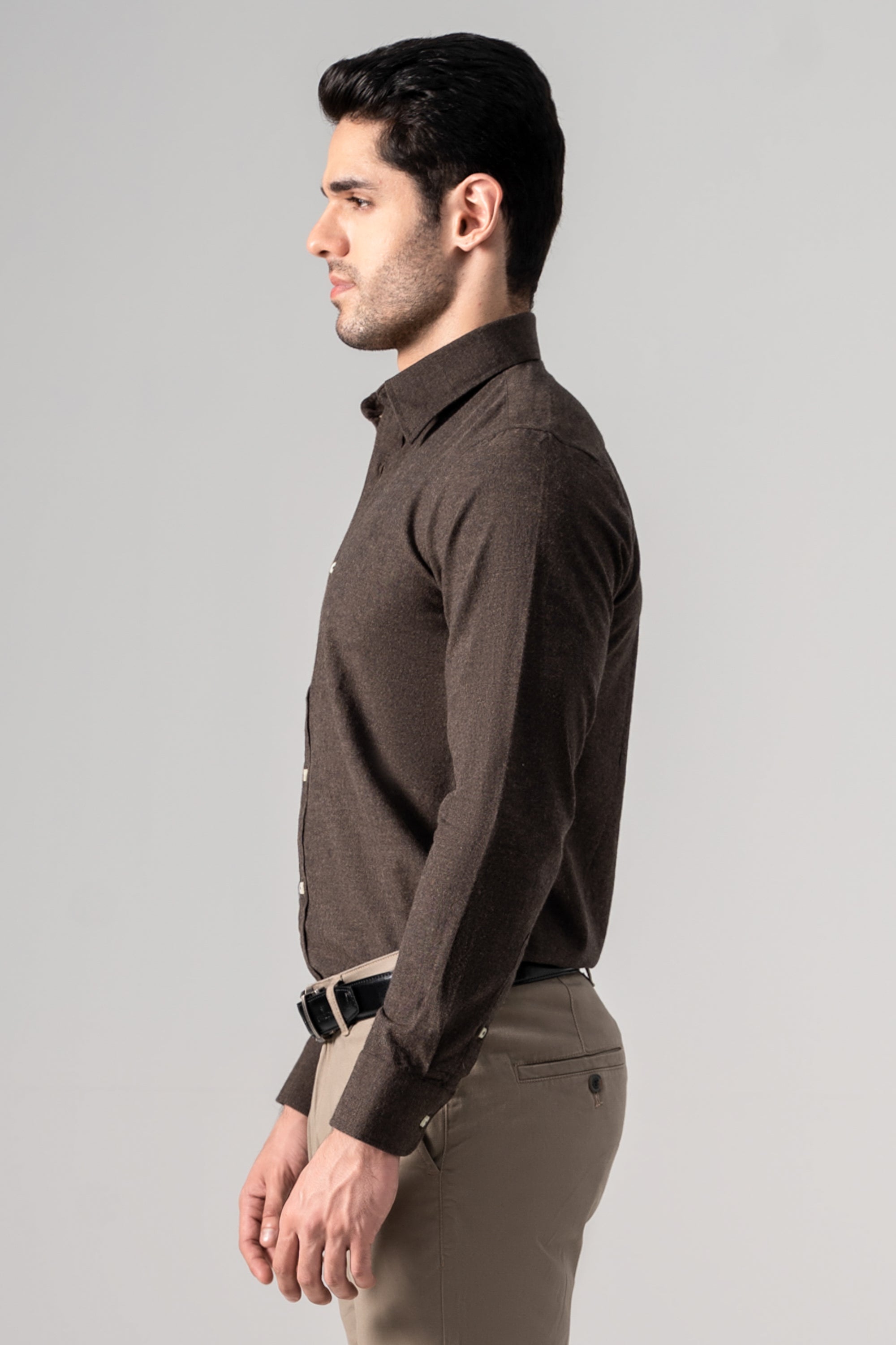 SMART SHIRT BROWN
