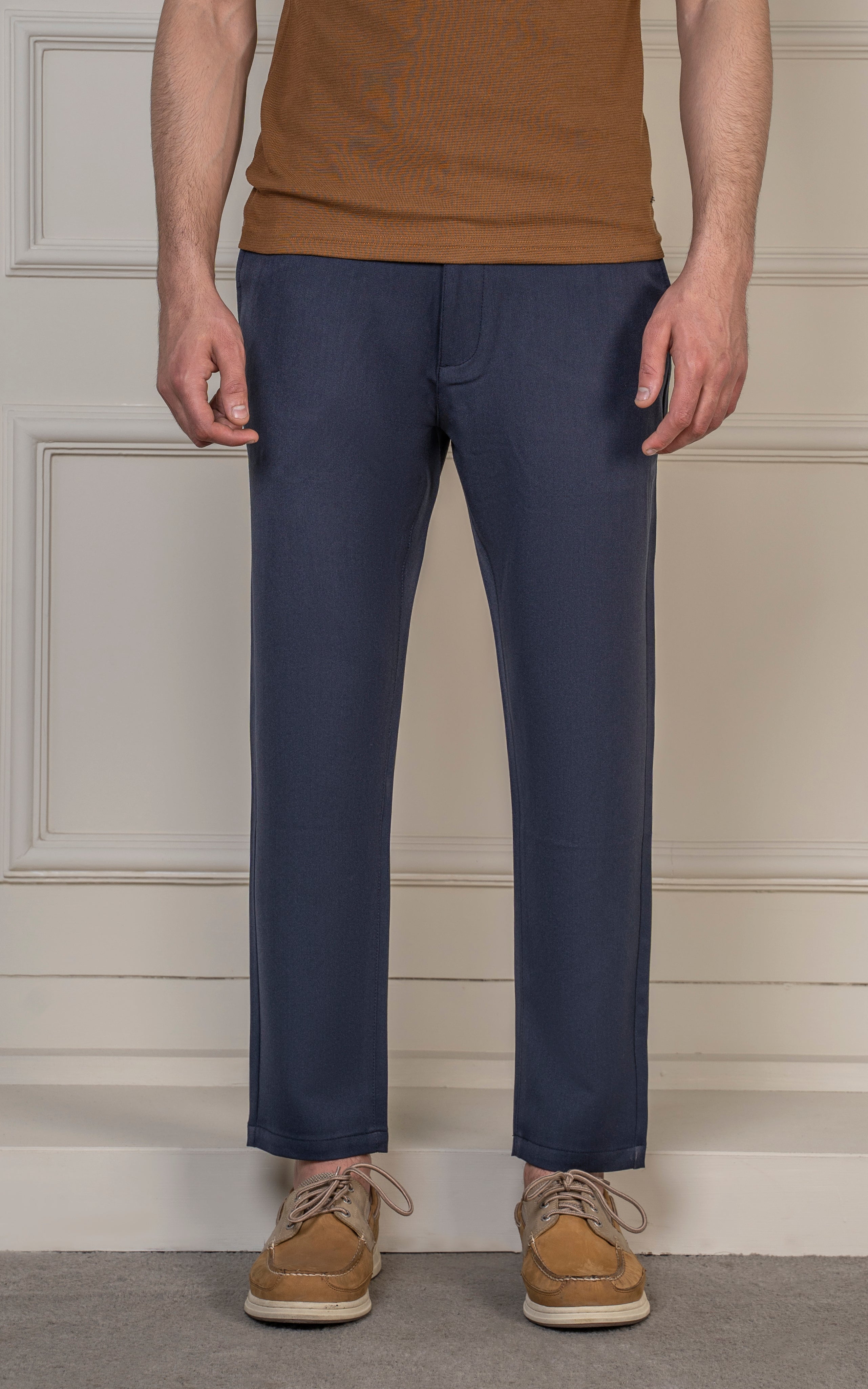 LOOSE FIT PLAIN PANT NAVY