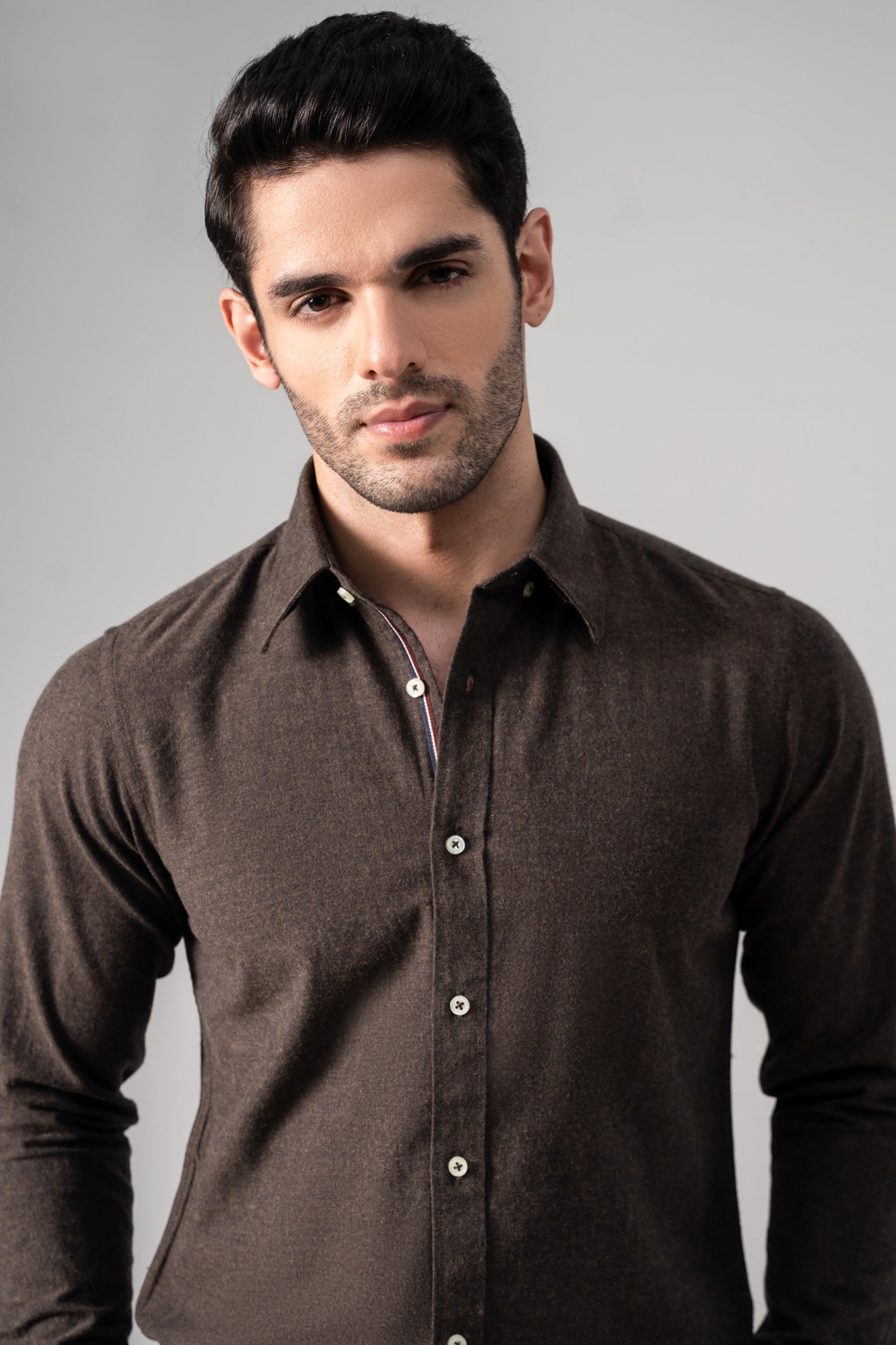SMART SHIRT BROWN