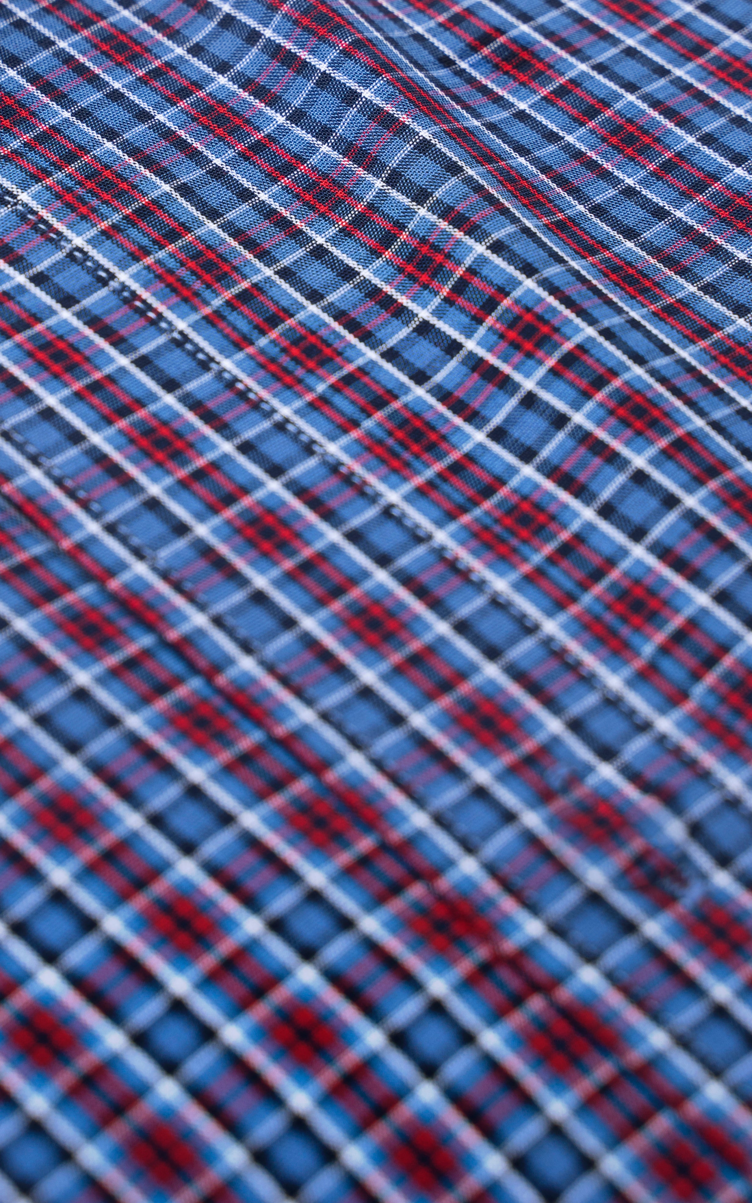 SEMI FORMAL SHIRT BLUE CHECK